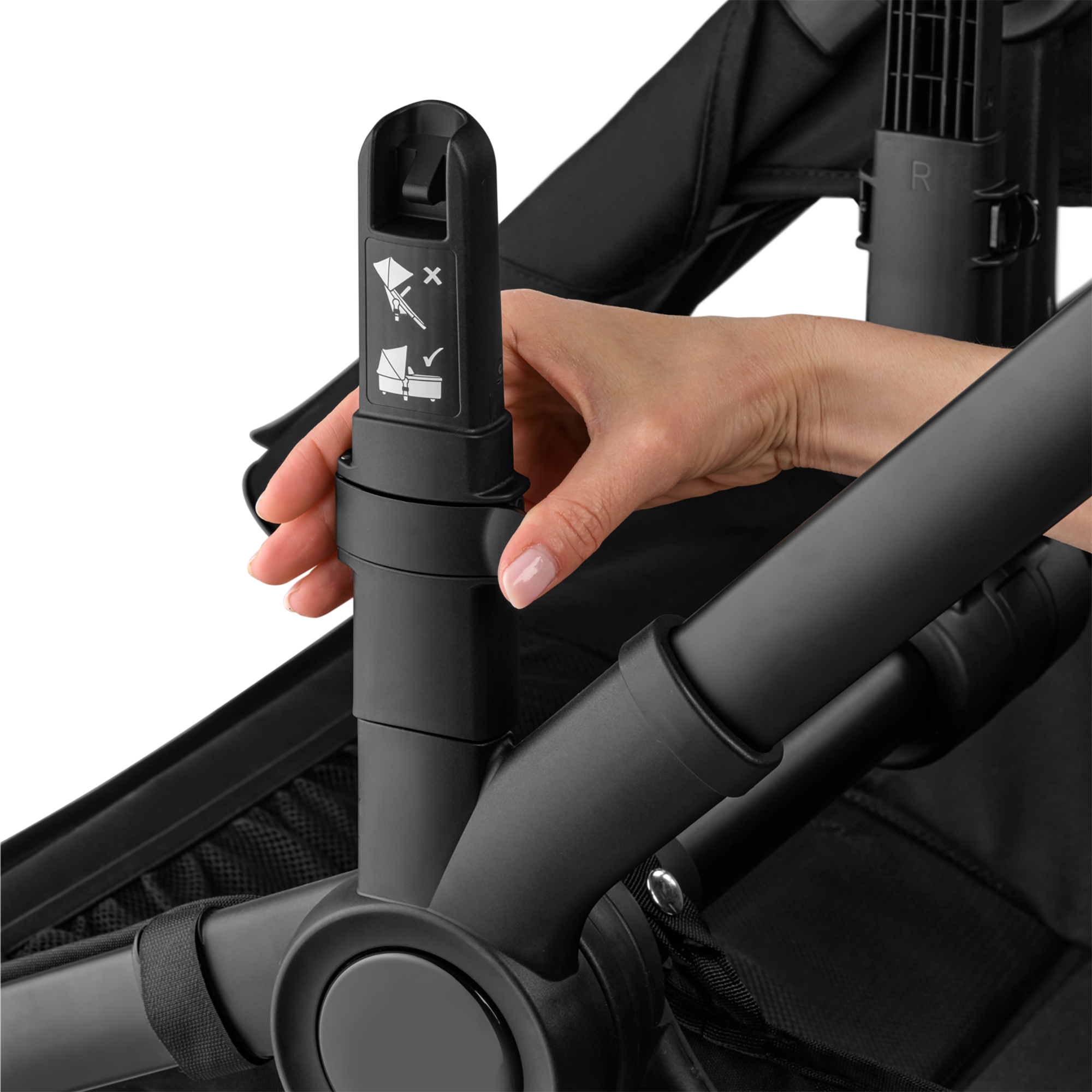 Adapter, bugaboo, Schwarz – Produktansicht