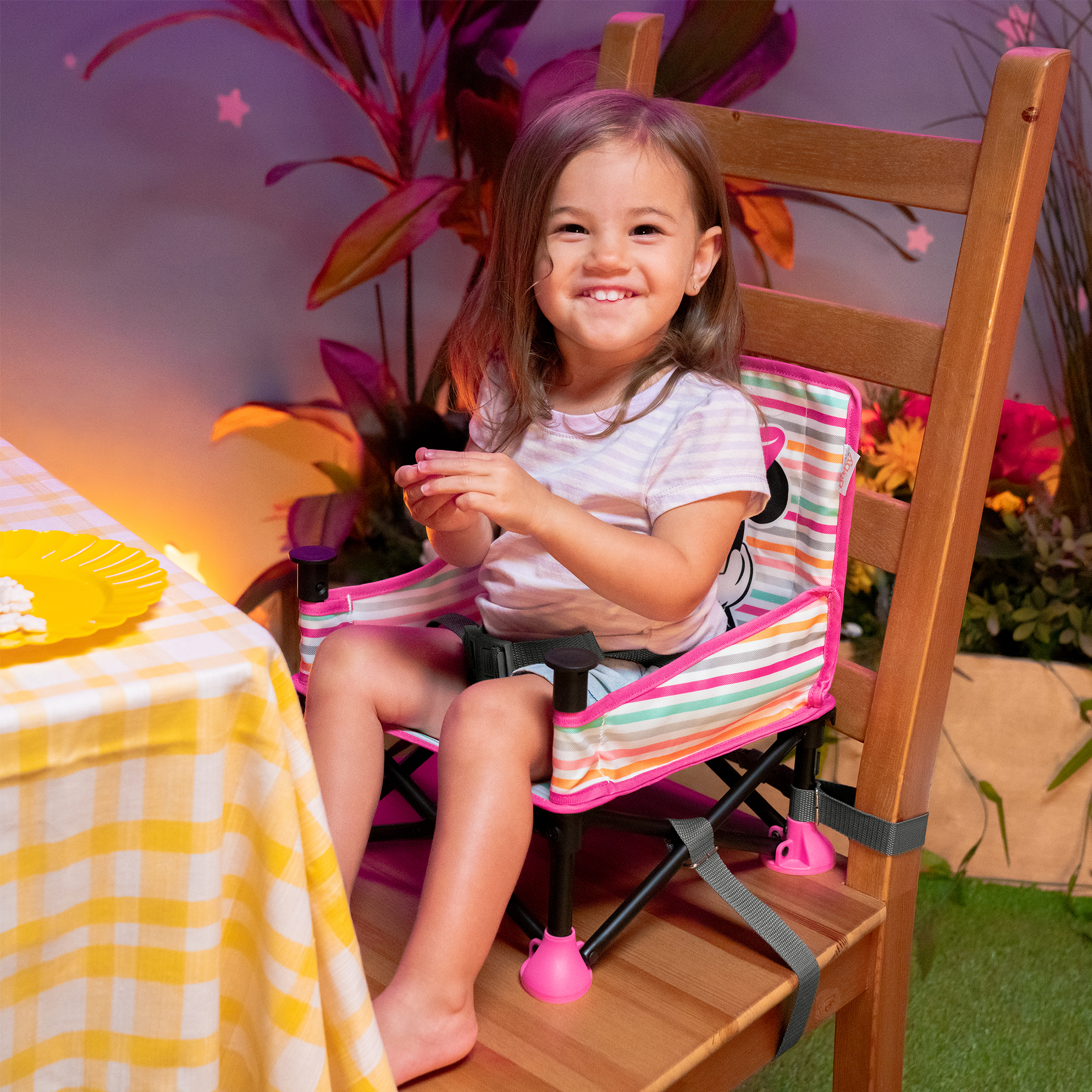 Reisehochstühle, BrightStarts, Pink – Produktansicht