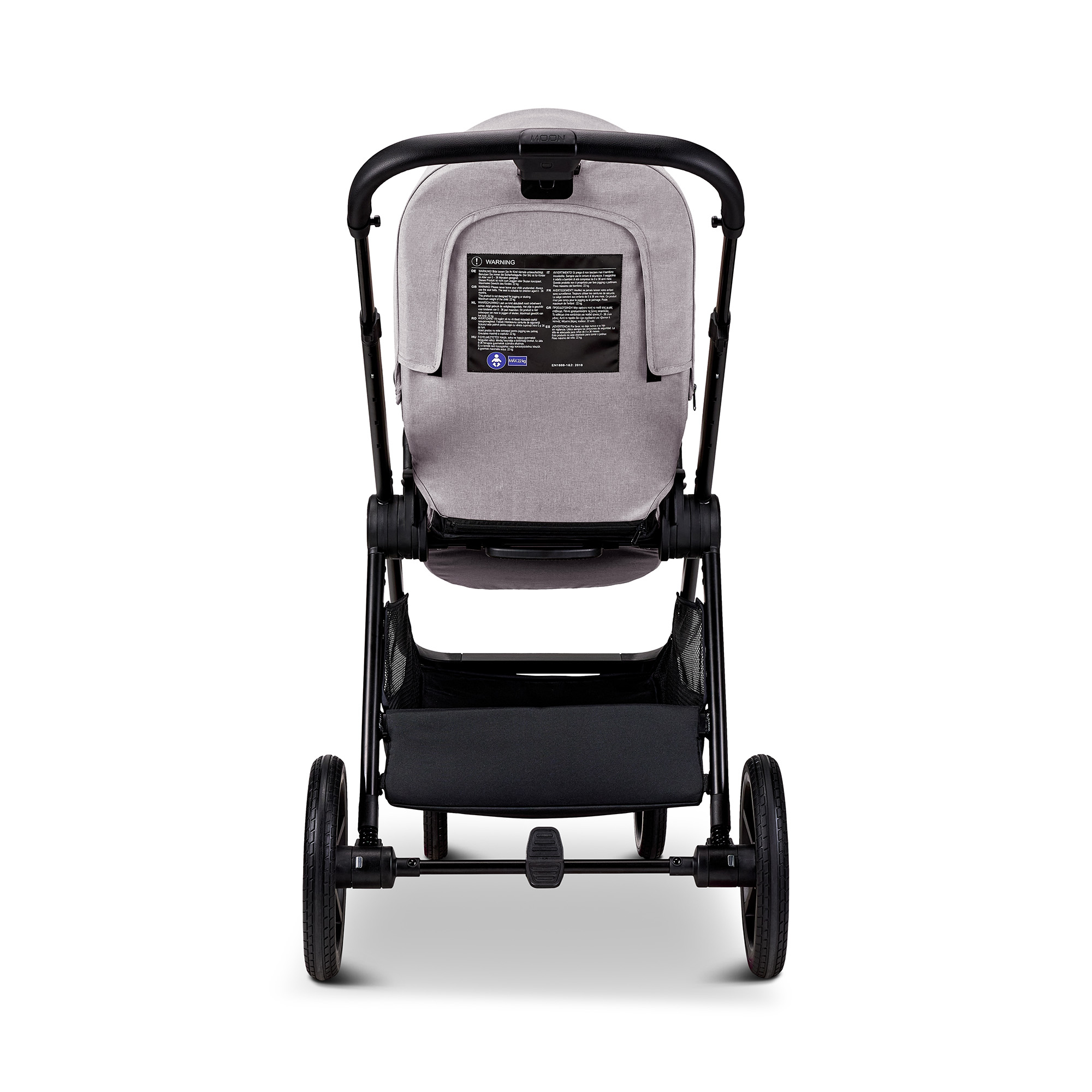 Kinderwagen Komplettsets, MOON, Grau – Produktansicht