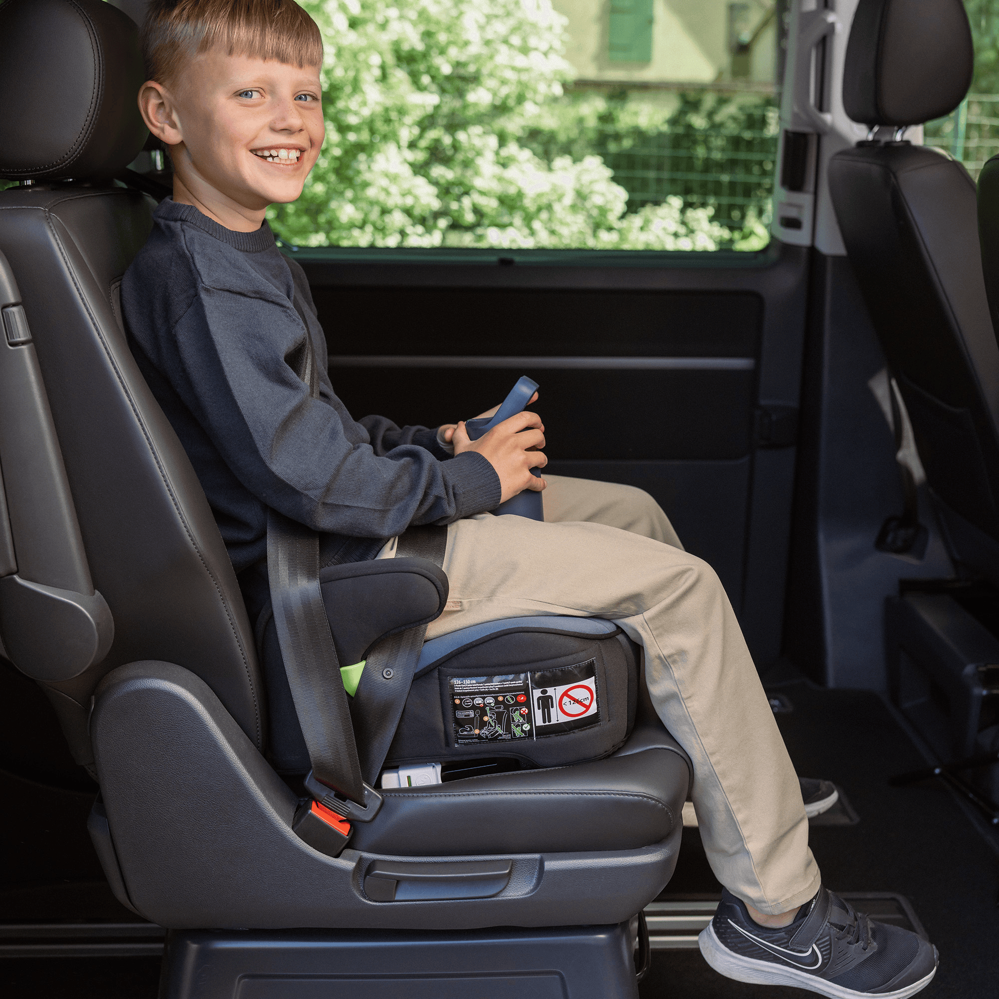 Kindersitze 15-36 kg, Gruppe 2/3, osann, Schwarz – Produktansicht