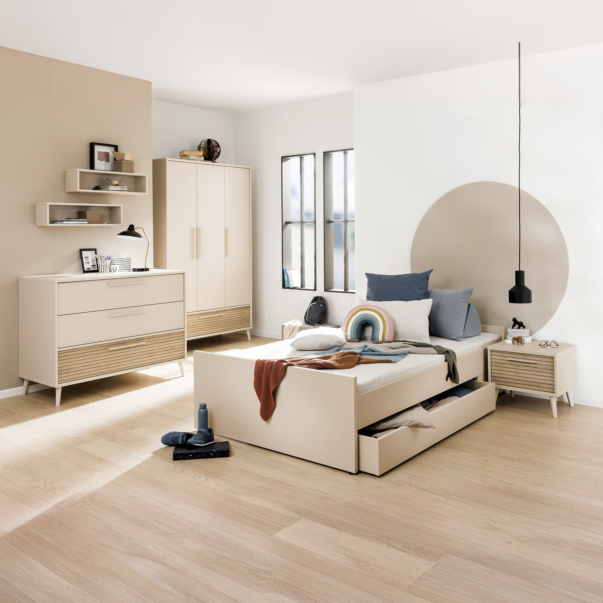 Bodenbetten, PAIDI, Beige – Produktansicht