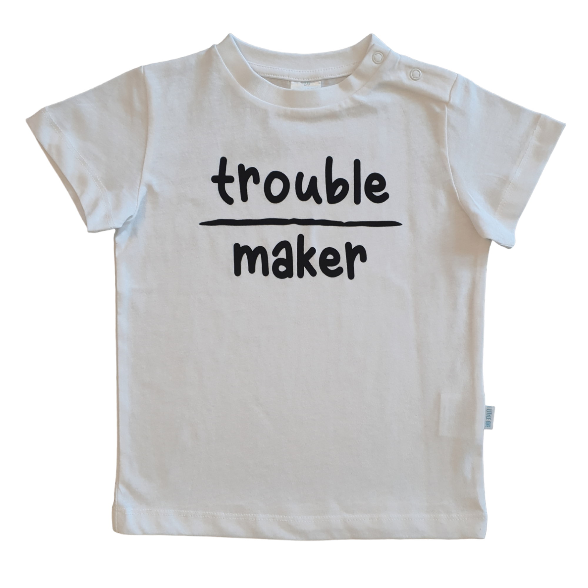 T-Shirt troublemaker LITTLE ONE Weiß M2000585194802 1