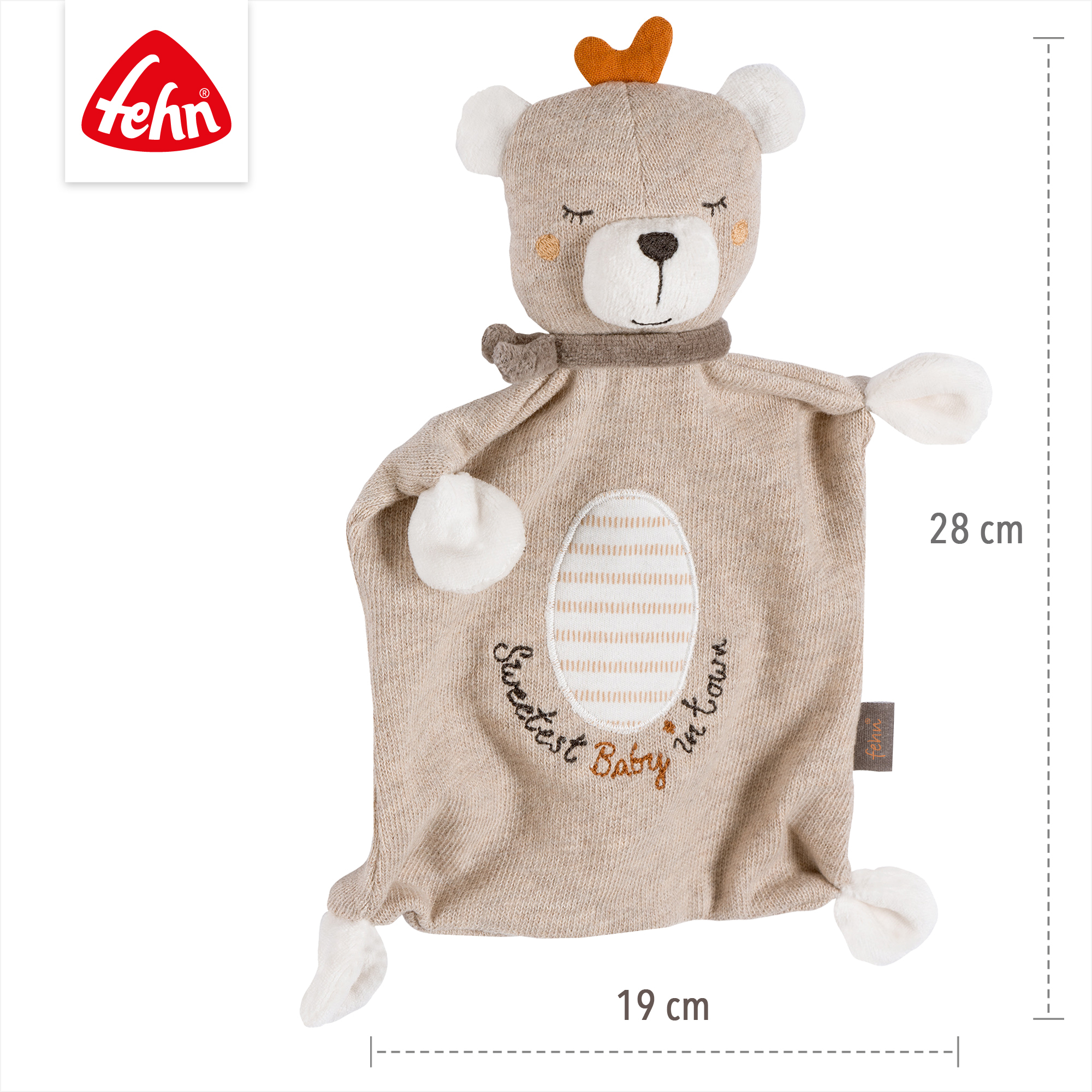 Schmusetücher, fehn, Braun – Produktansicht