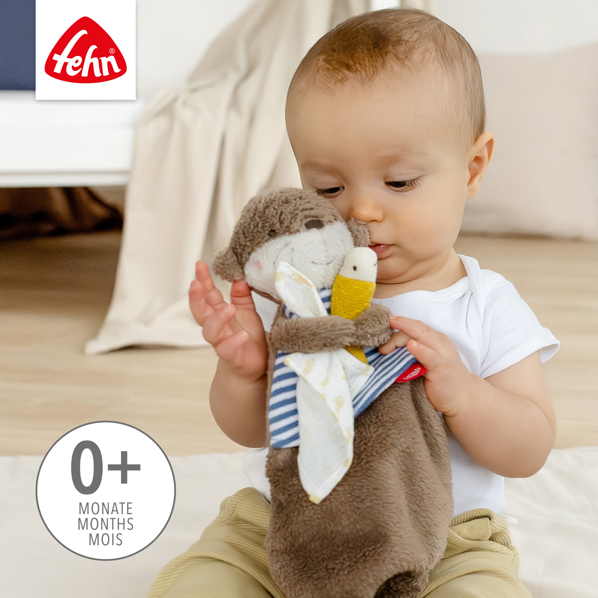 Schmusetücher, fehn, Braun – Produktansicht