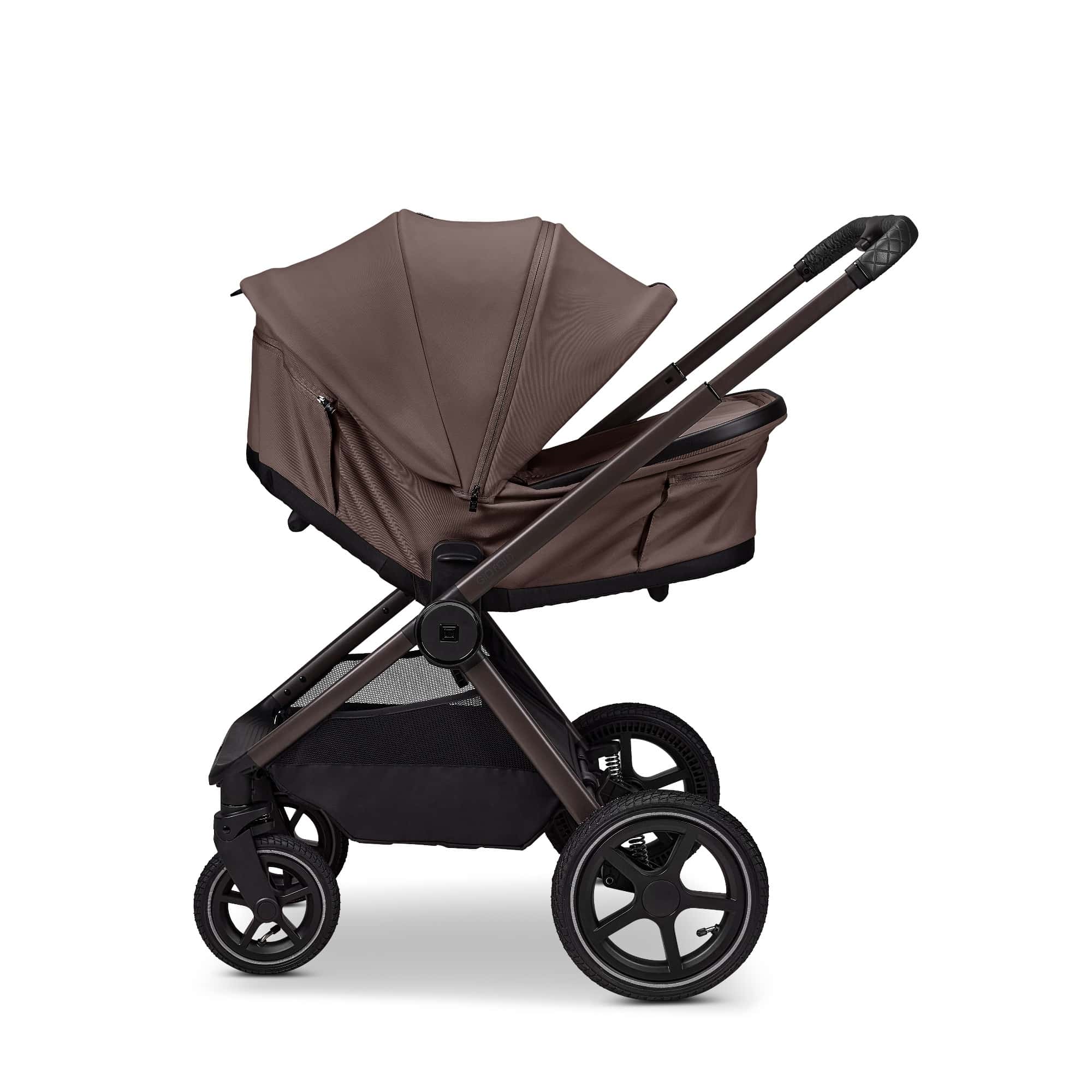 Kombi-Kinderwagen, MOON, Beige – Produktansicht