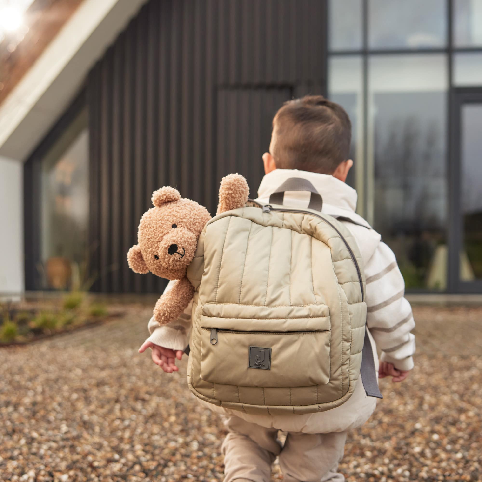 Kinderrucksäcke, jollein, Grün – Produktansicht