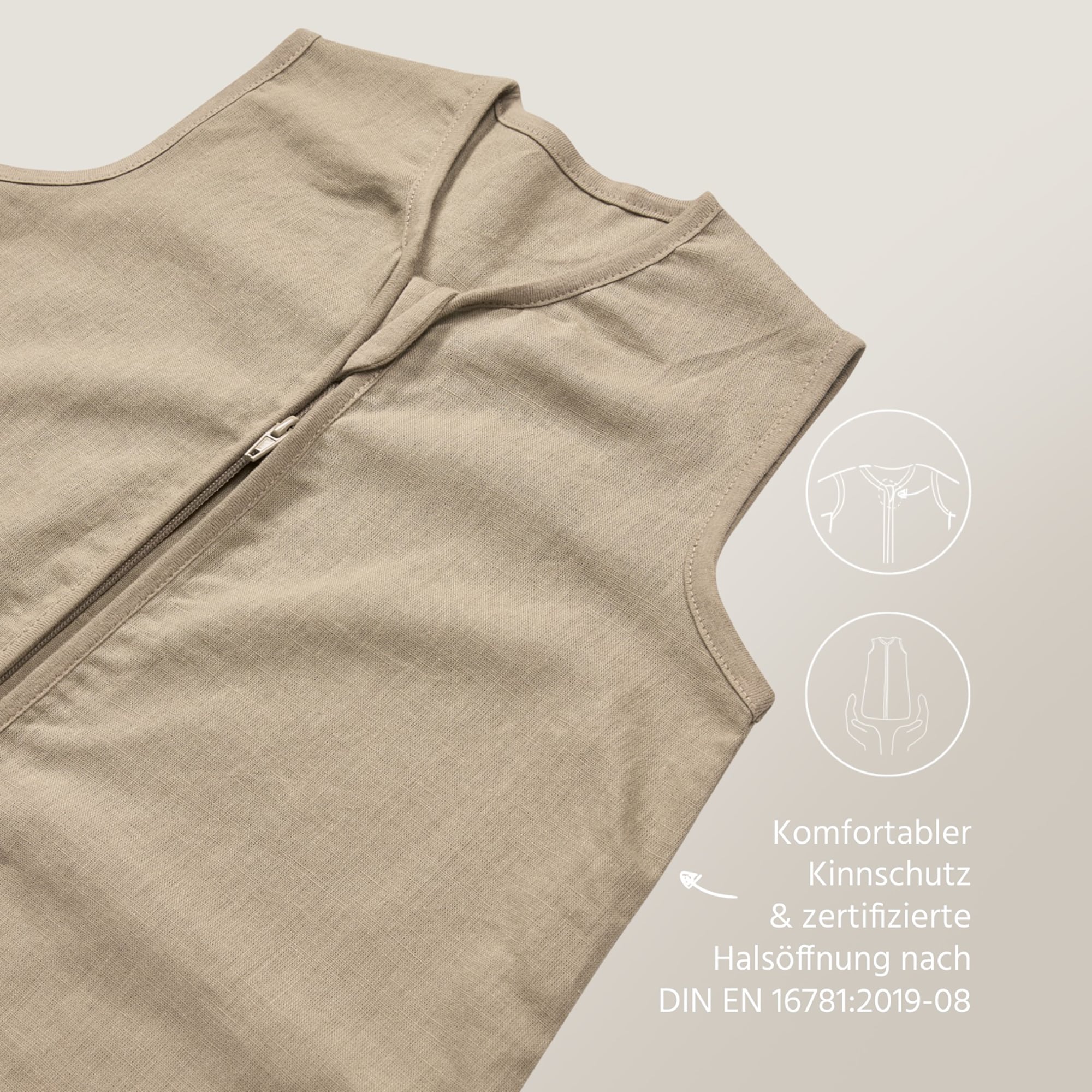 Sommerschlafsäcke, MEYCO, Beige – Produktansicht