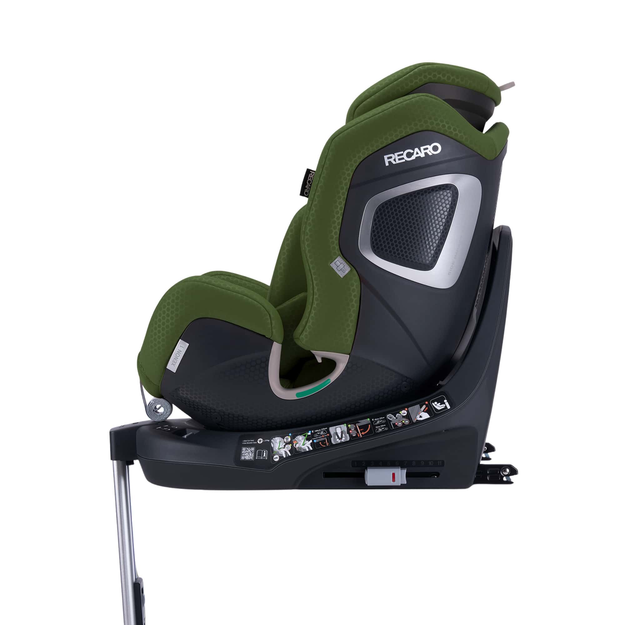 Reboarder 0-18 kg, Gruppe 0+/1, RECARO, Grün – Produktansicht