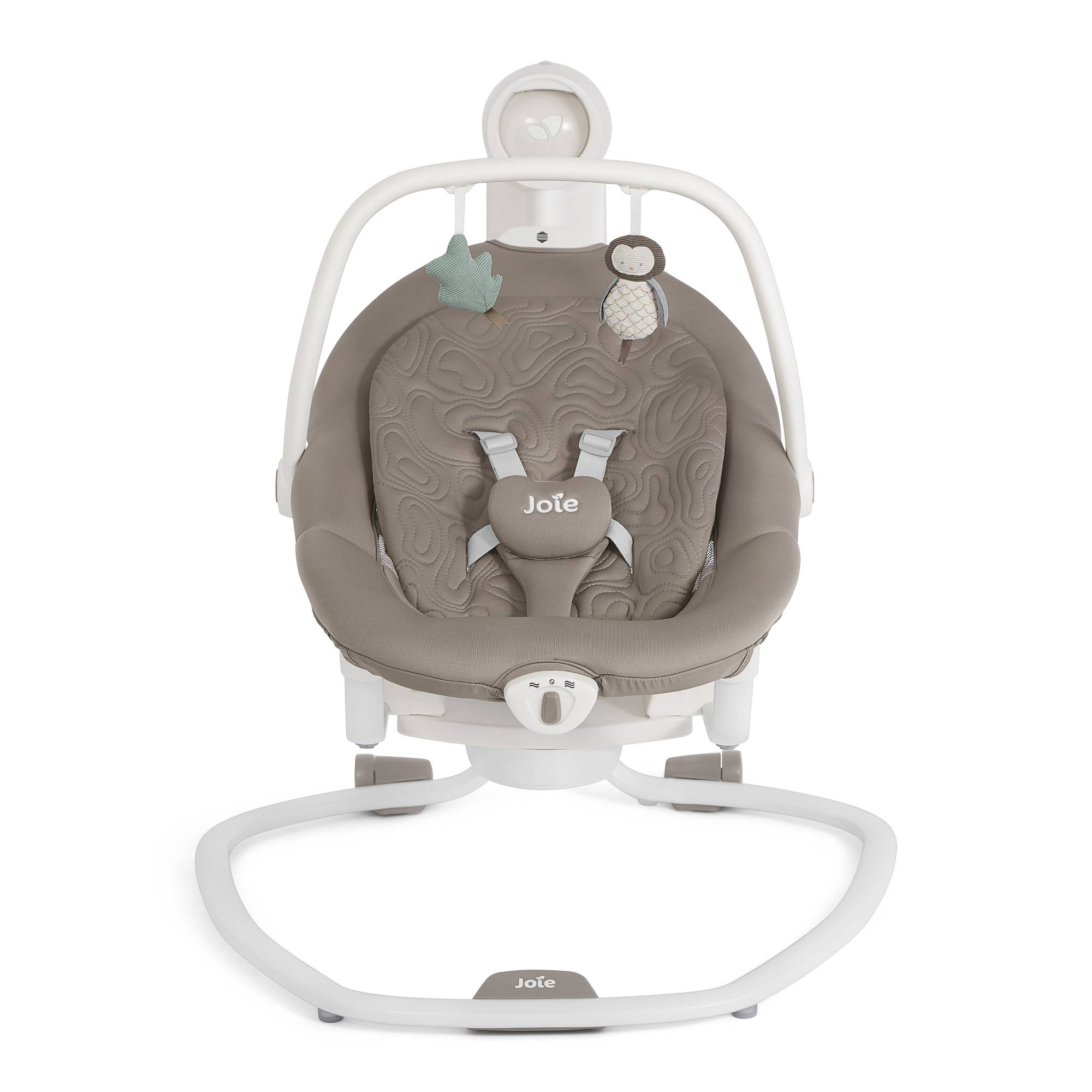 Wippen, Joie, Braun – Besonderheit: 3 Liegepositionen für maximalen Komfort
