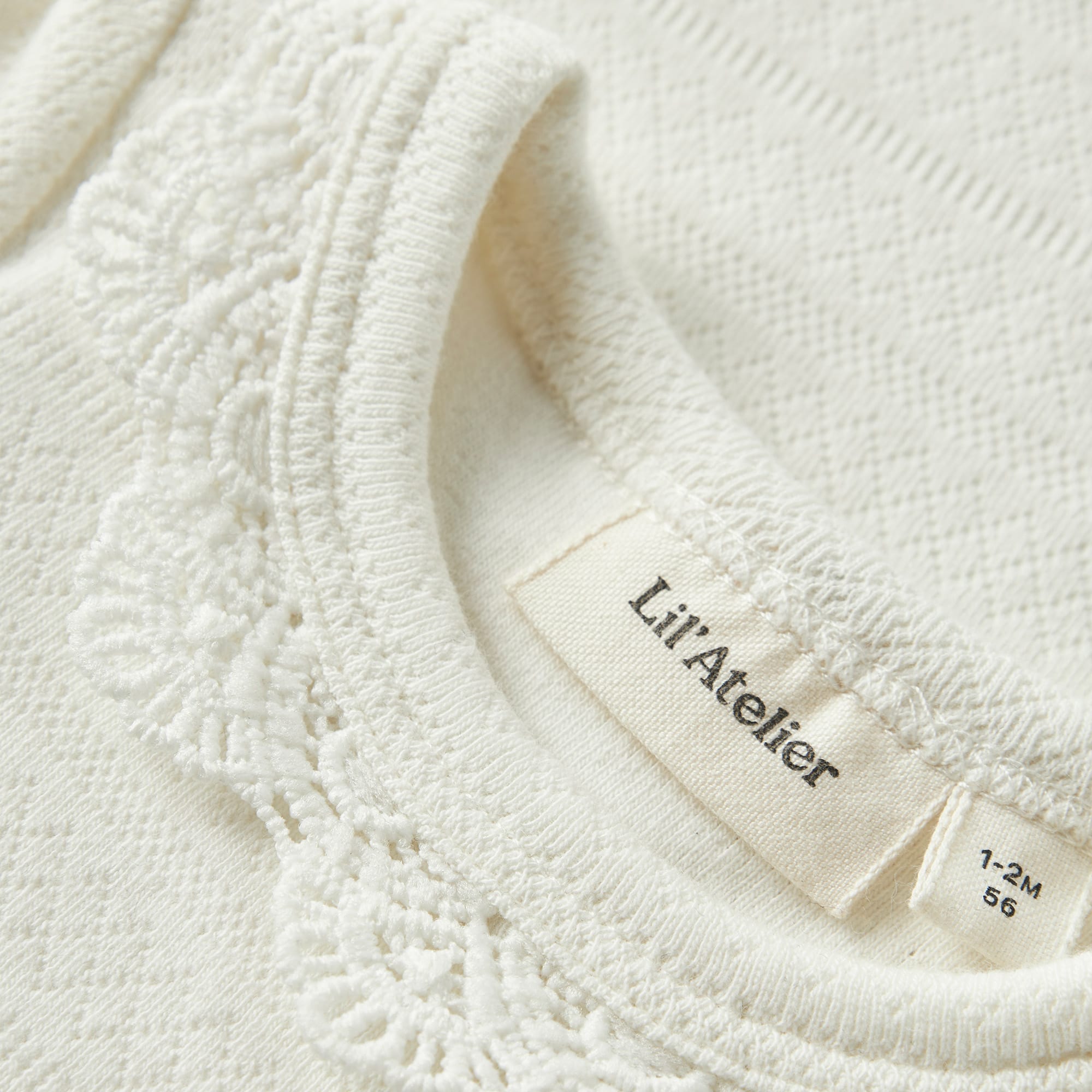 Langarmbodys, Lil' Atelier, Weiß – Besonderheit: praktische Druckknöpfe für einfaches An- und Ausziehen