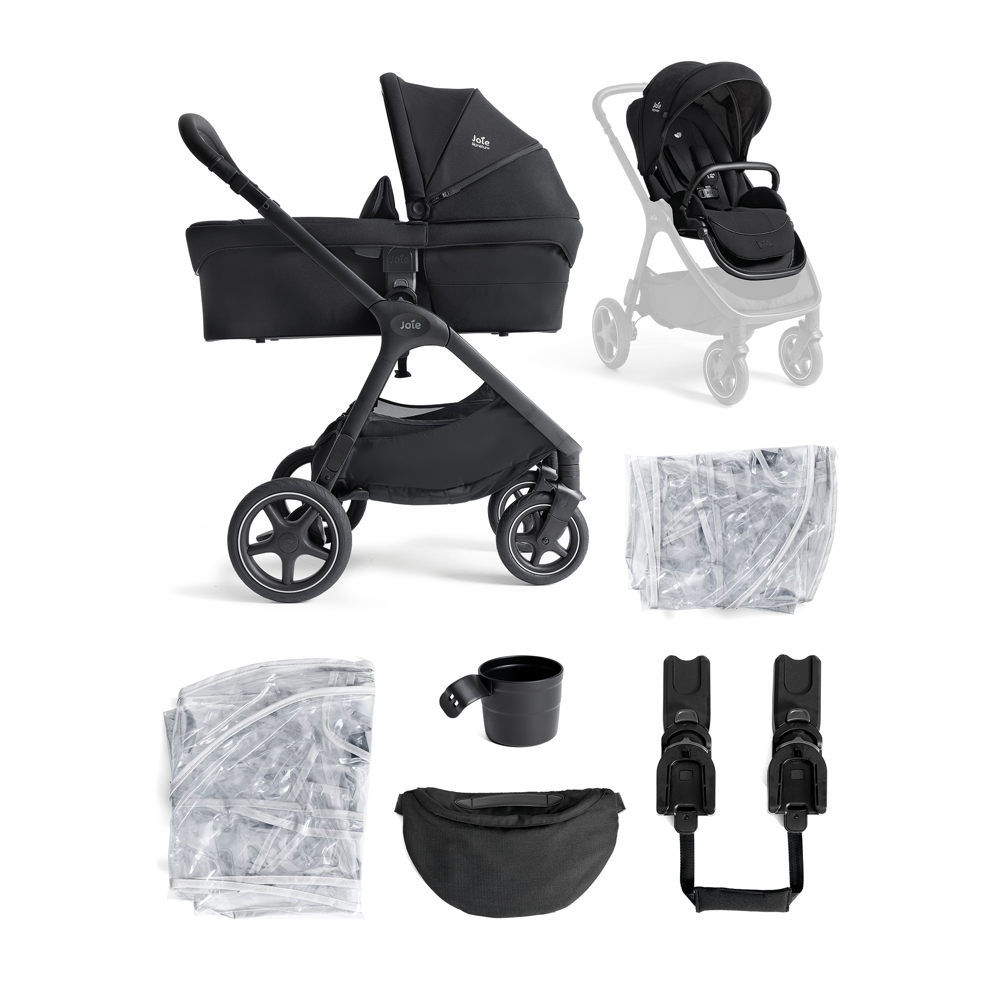 Kombi-Kinderwagen, Joie signature, Braun – Produktansicht