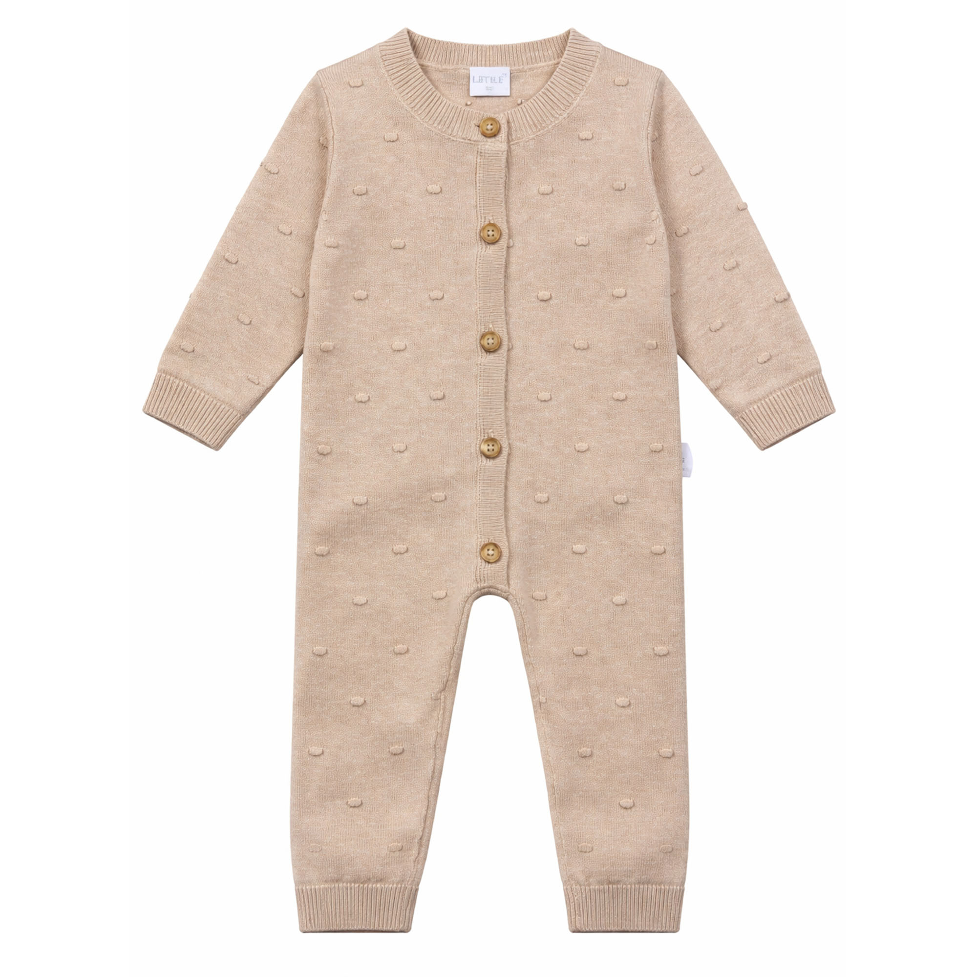 Overalls, LITTLE, Beige – Besonderheit: aus 100% Baumwolle