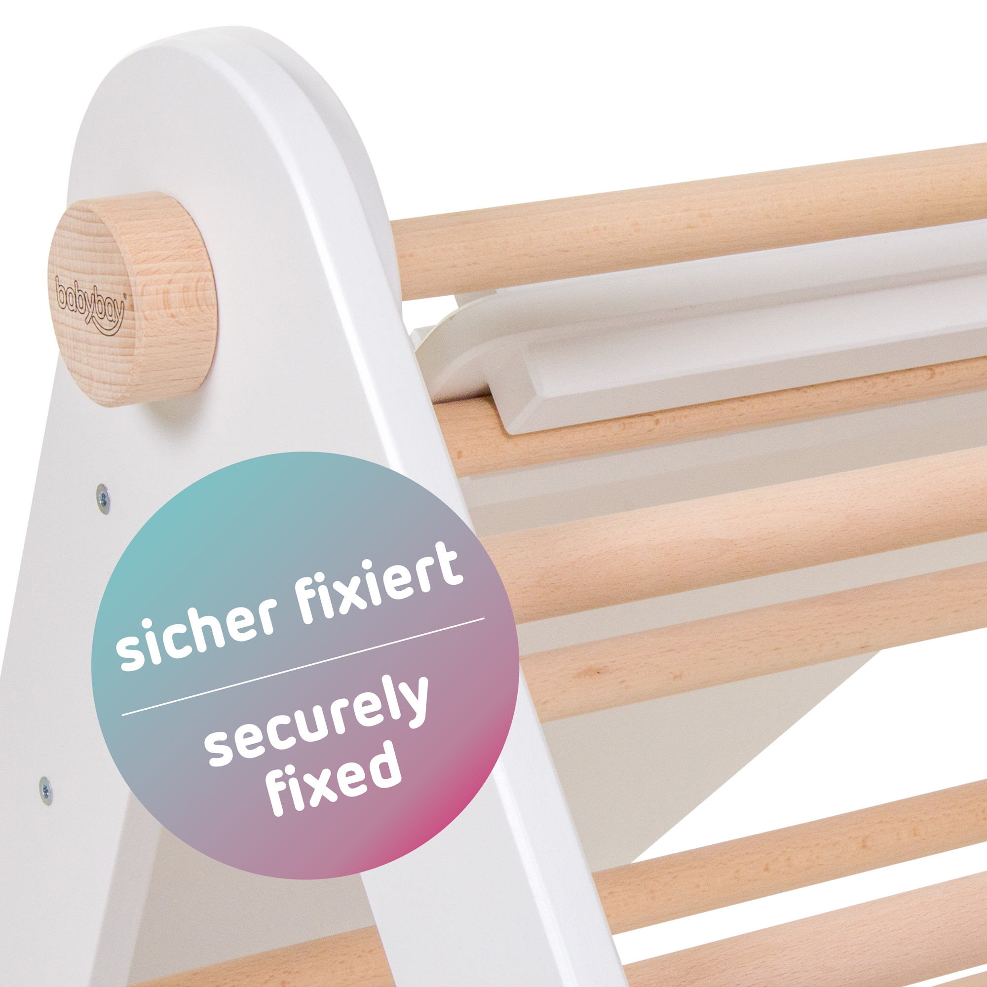 Lerntürme, babybay, Weiß – Produktansicht