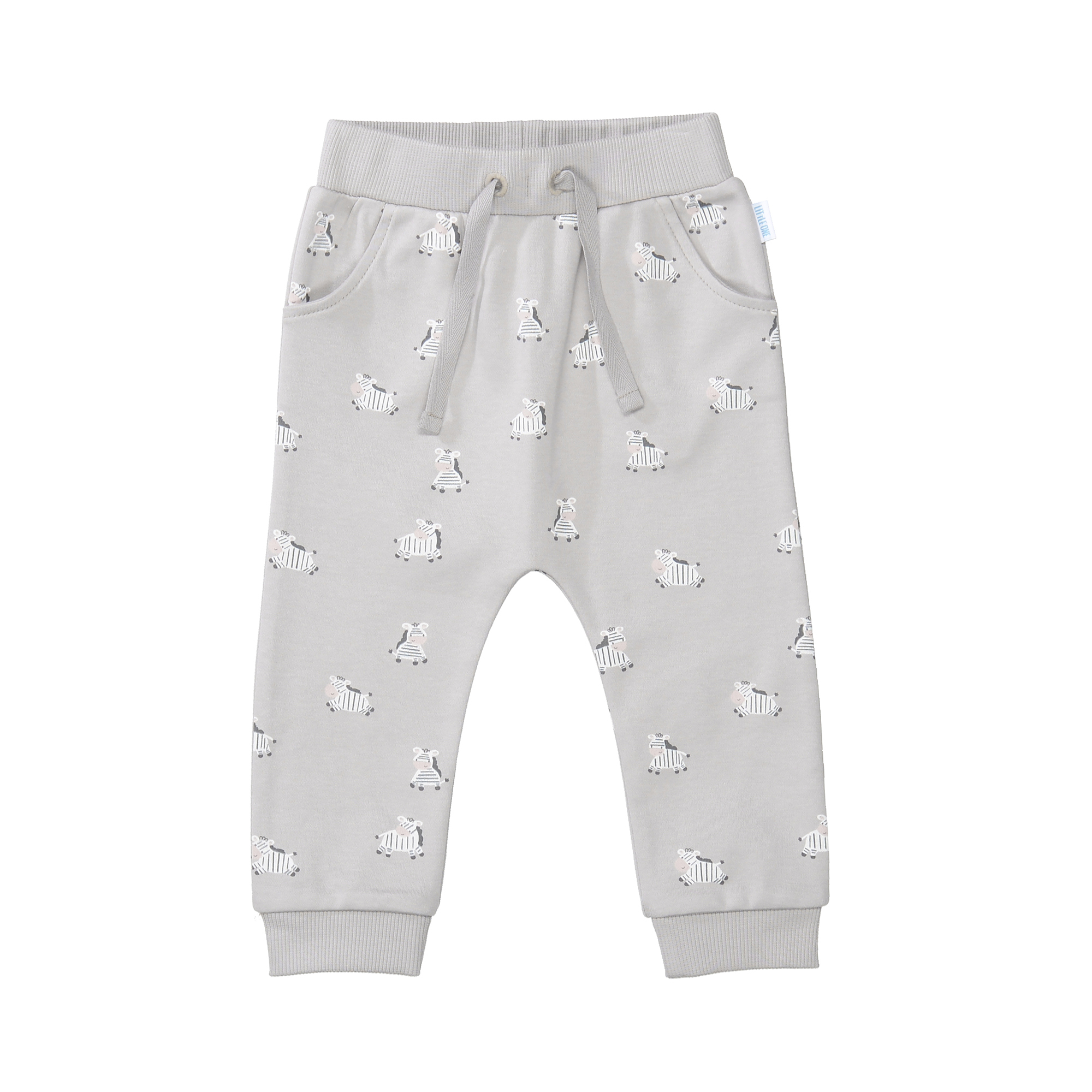 Jogginghosen, LITTLE ONE, Grau – Besonderheit: aus 100% Baumwolle