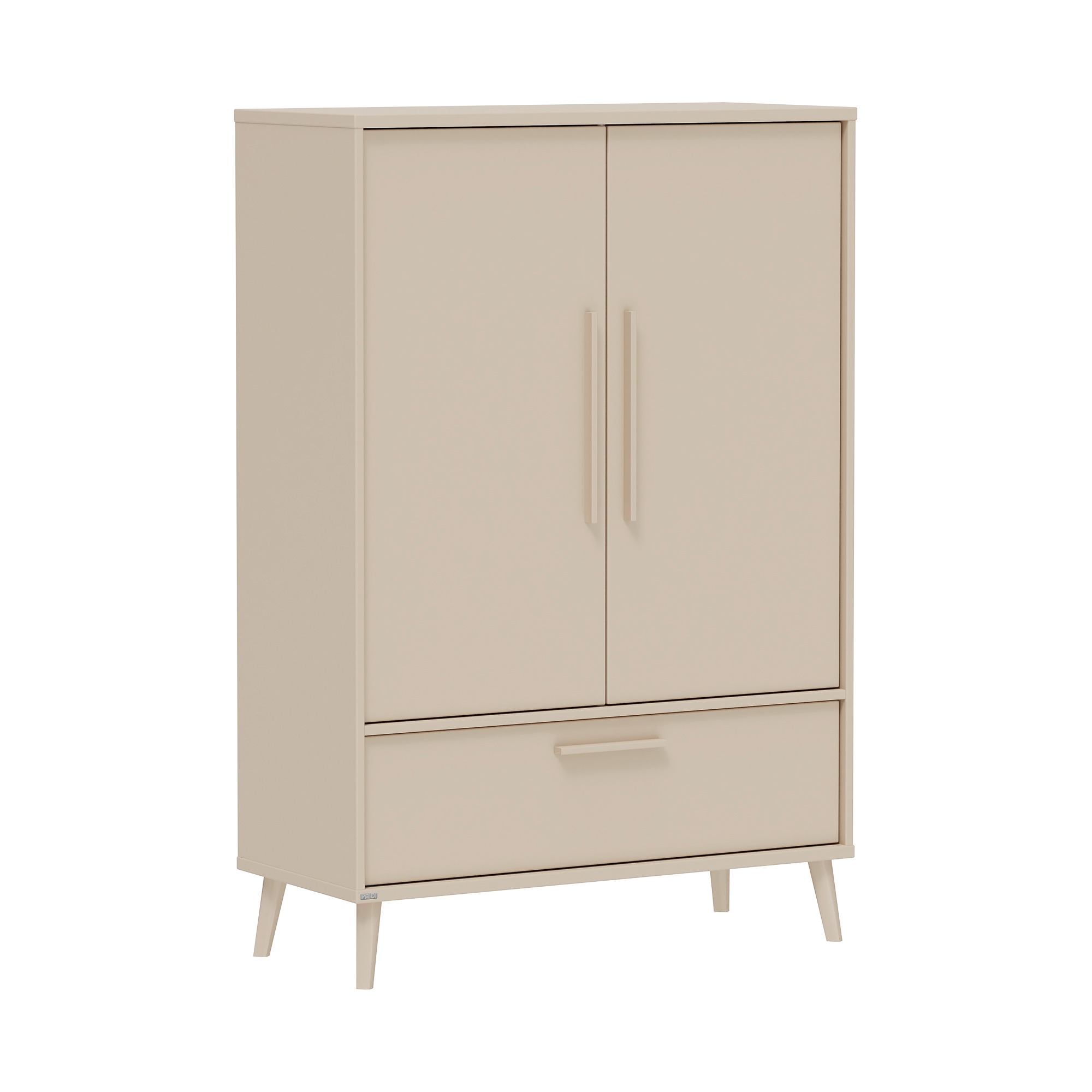 2-türige Kleiderschränke, PAIDI, Beige – Produktansicht