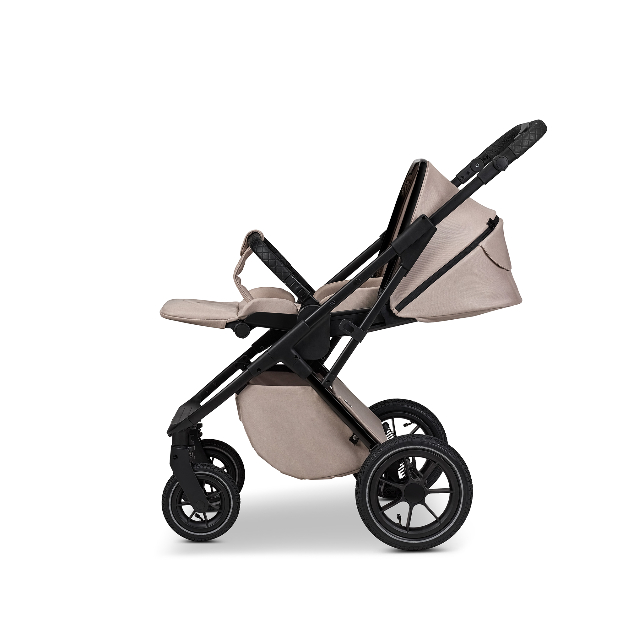 Kombi-Kinderwagen, MOON, Beige – Produktansicht