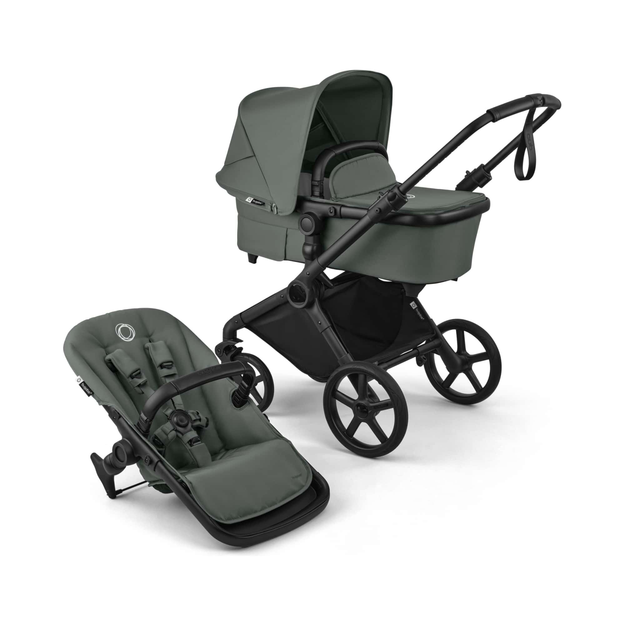 Kombi-Kinderwagen, bugaboo, Grün – Produktansicht