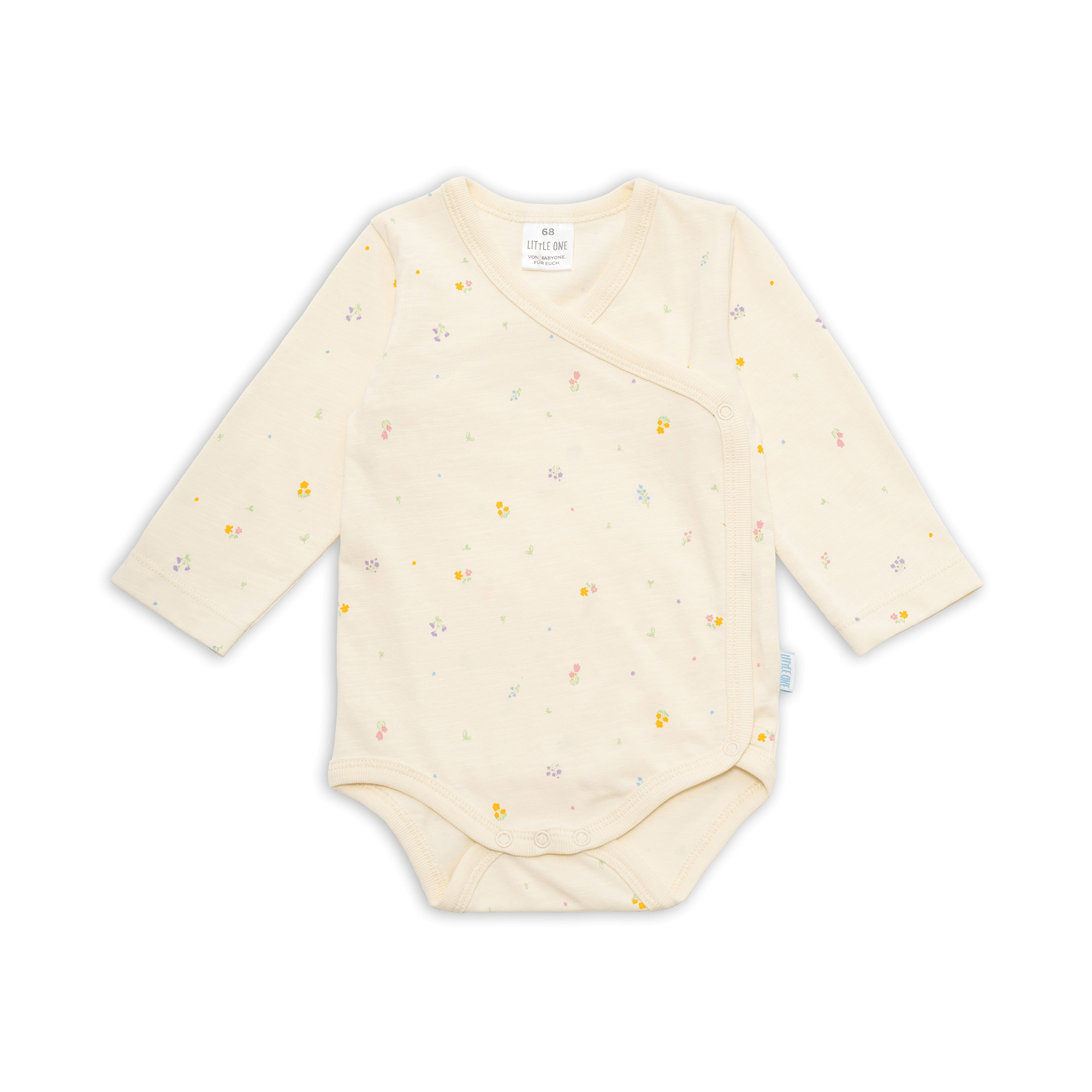 Wickelbody Blümchen LITTLE ONE Weiß M2000587861504 1