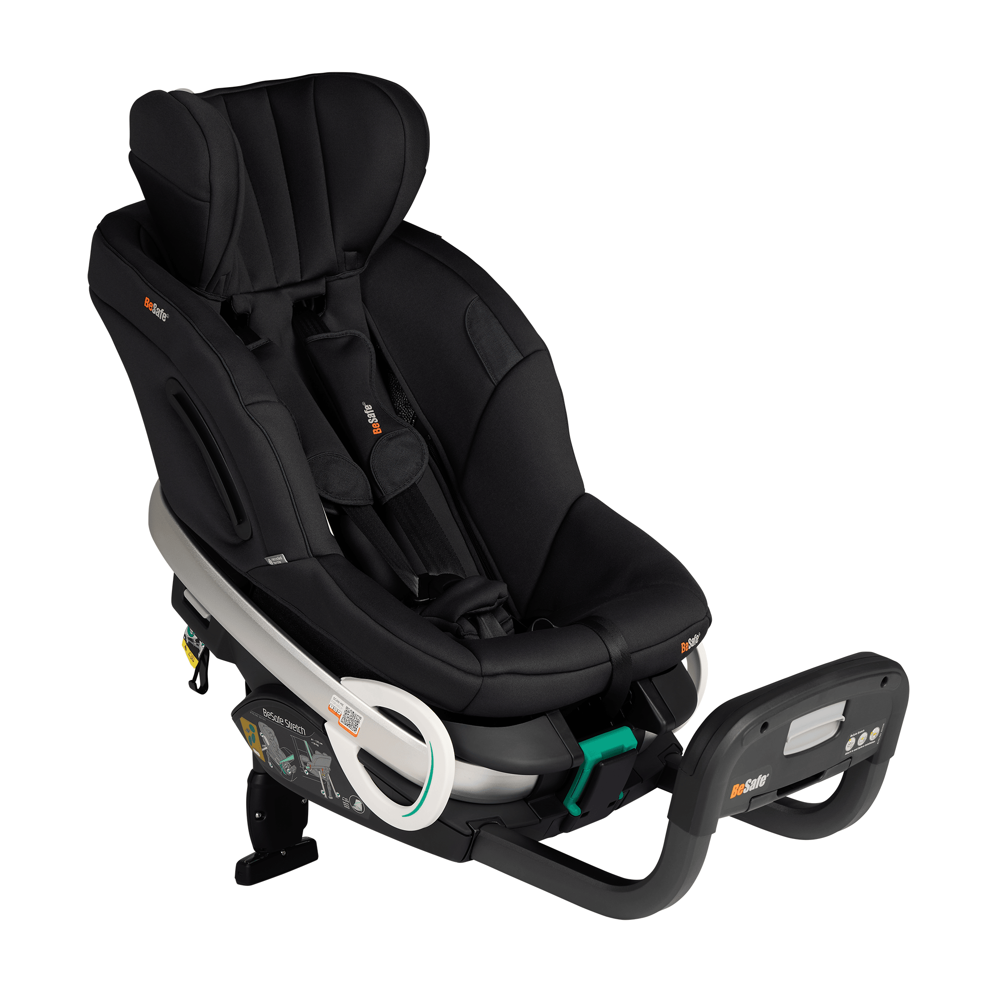 Kindersitze 9-36 kg, Gruppe 1/2/3, BeSafe, Schwarz – Produktansicht