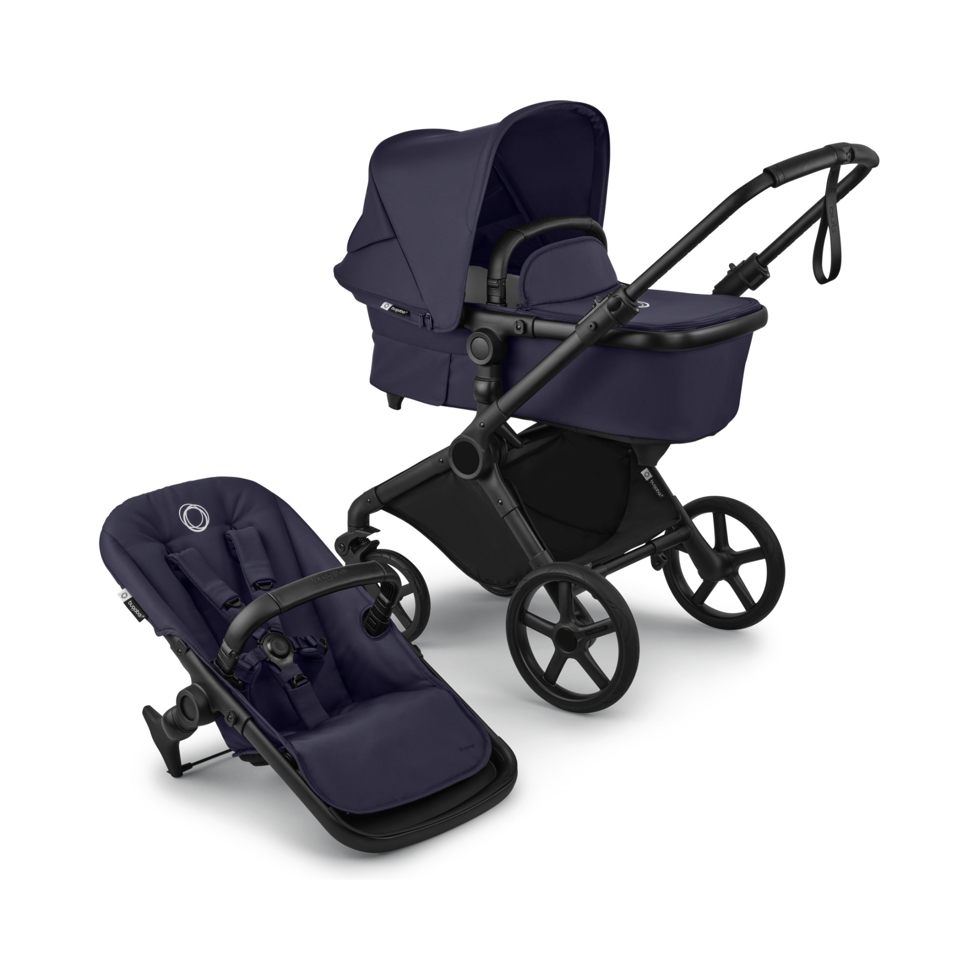 Kombi-Kinderwagen, bugaboo, Blau – Produktansicht