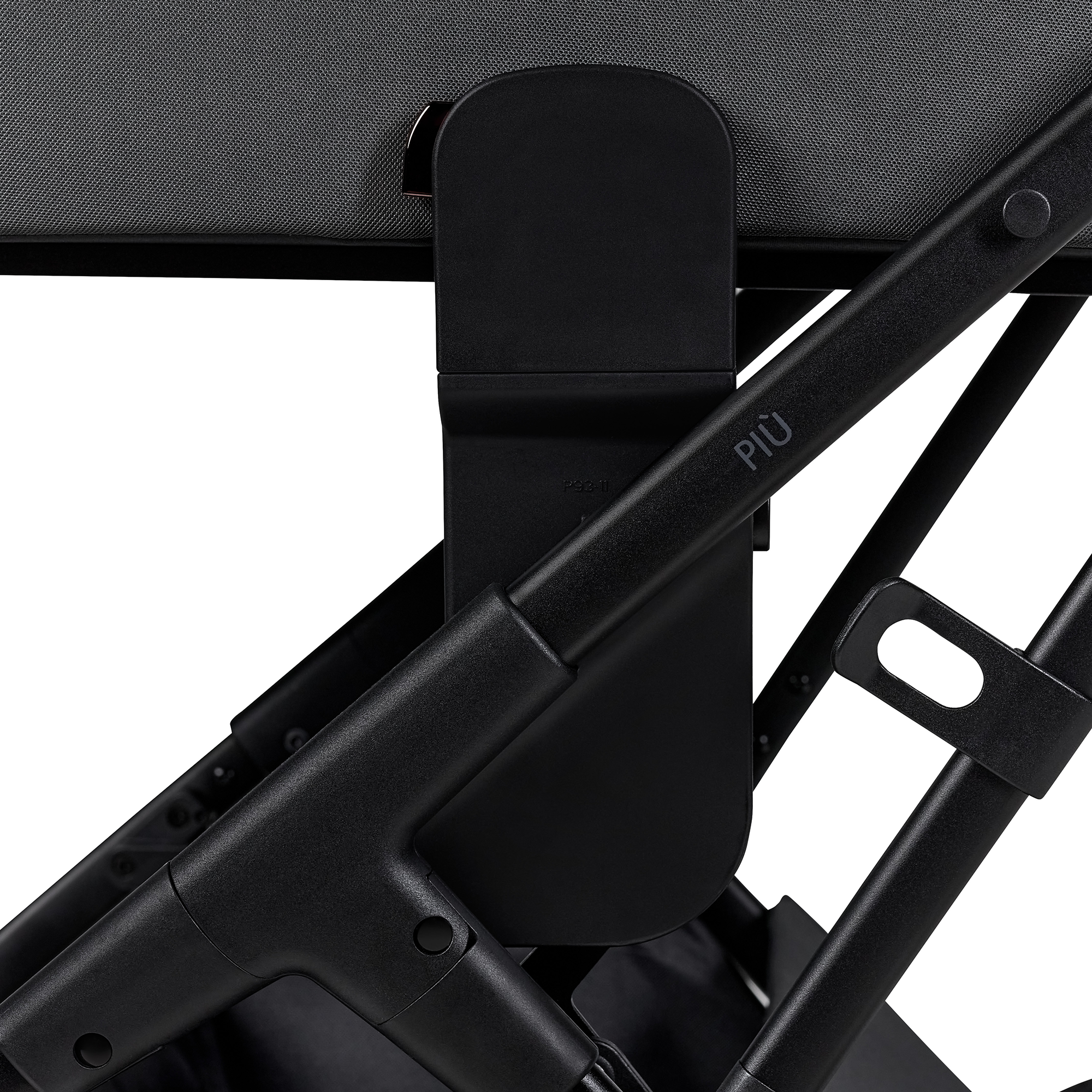 Kombi-Kinderwagen, MOON, Grau – Produktansicht