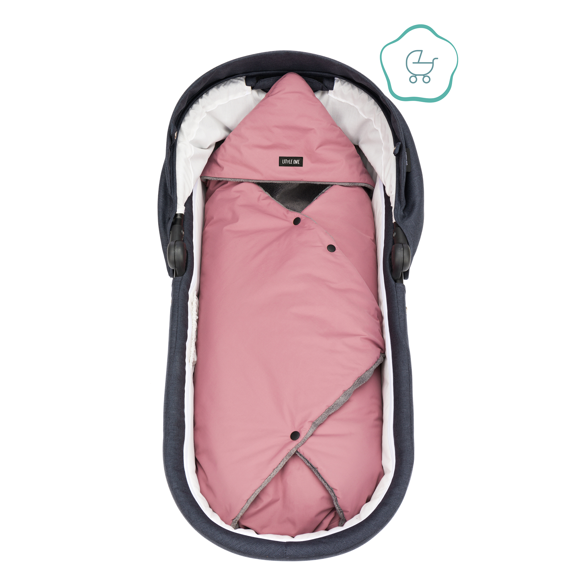 Einschlagdecken & Decken, LITTLE ONE, Pink – Produktansicht