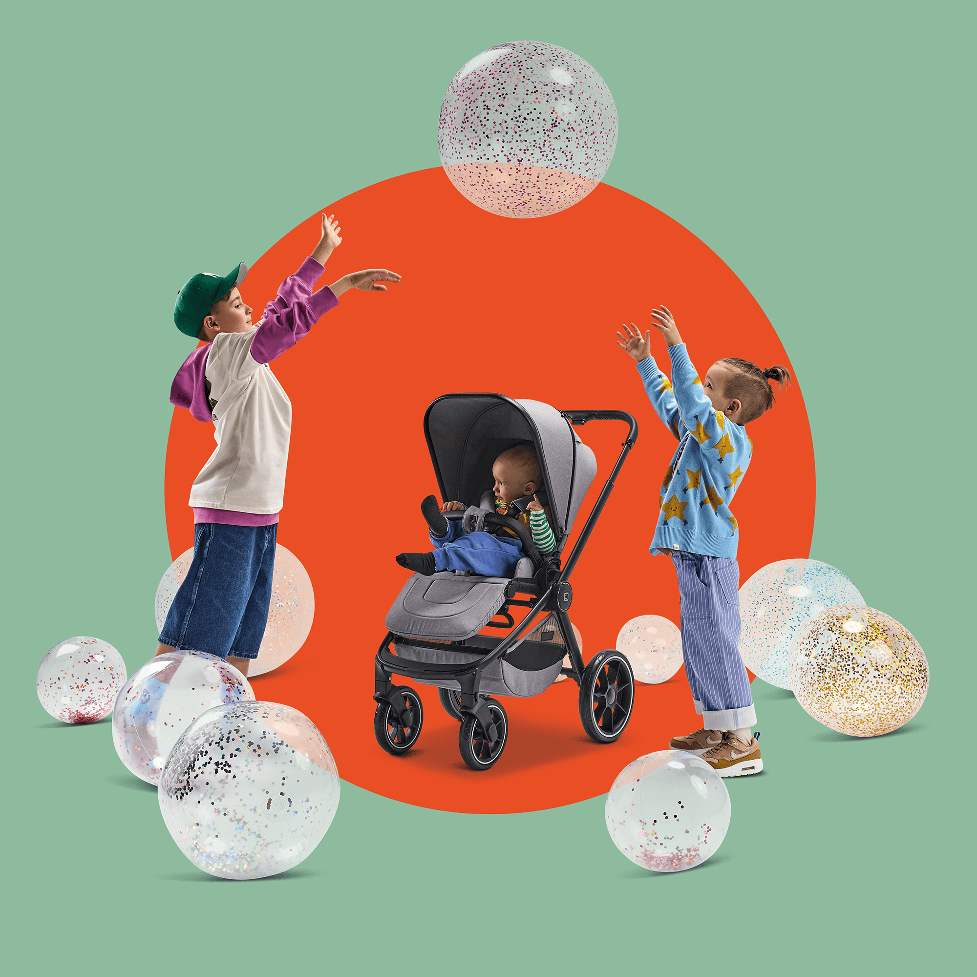 Sportwagen, MOON, Grau – Produktansicht