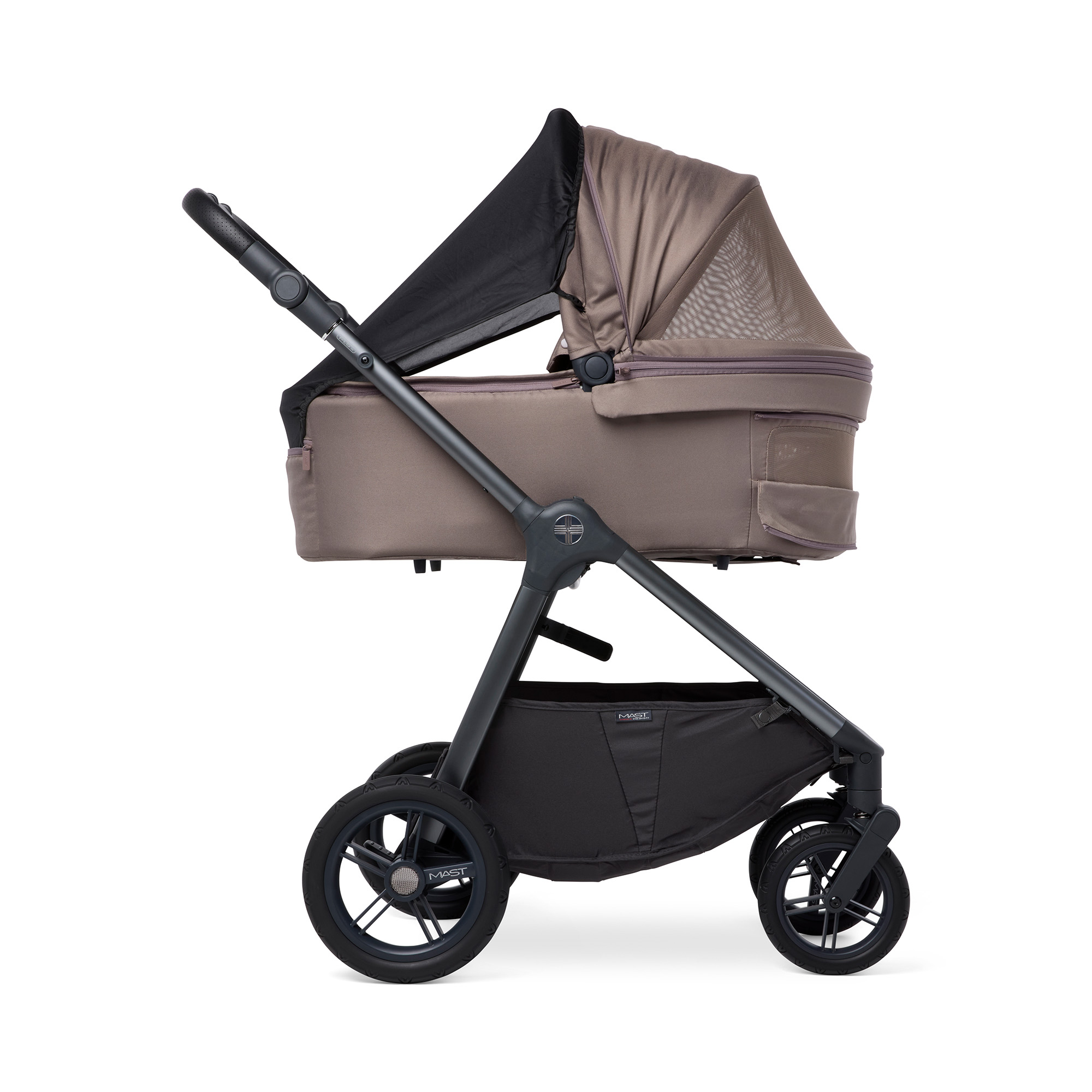 Kombi-Kinderwagen, MAST, Beige – Produktansicht