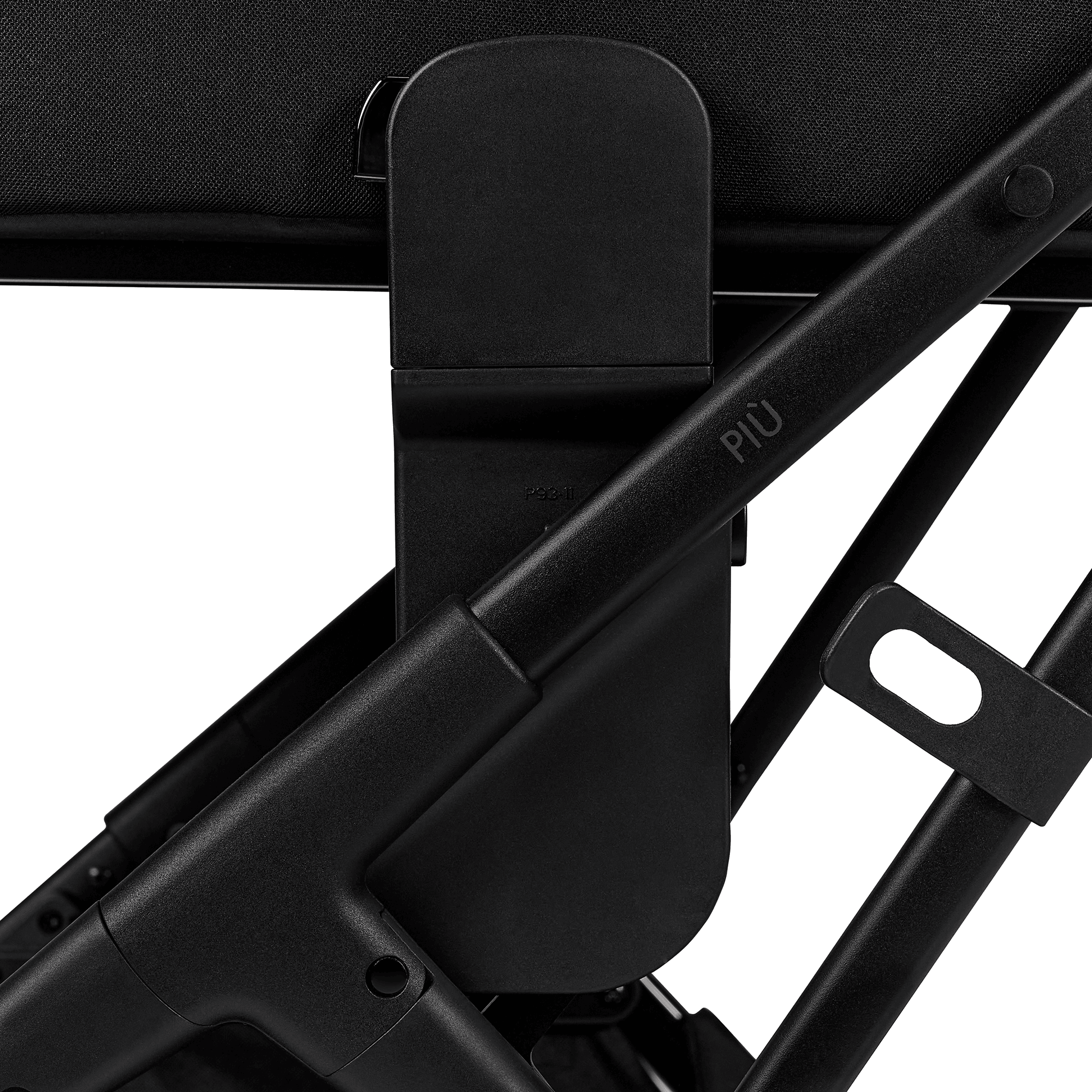 Kombi-Kinderwagen, MOON, Schwarz – Produktansicht