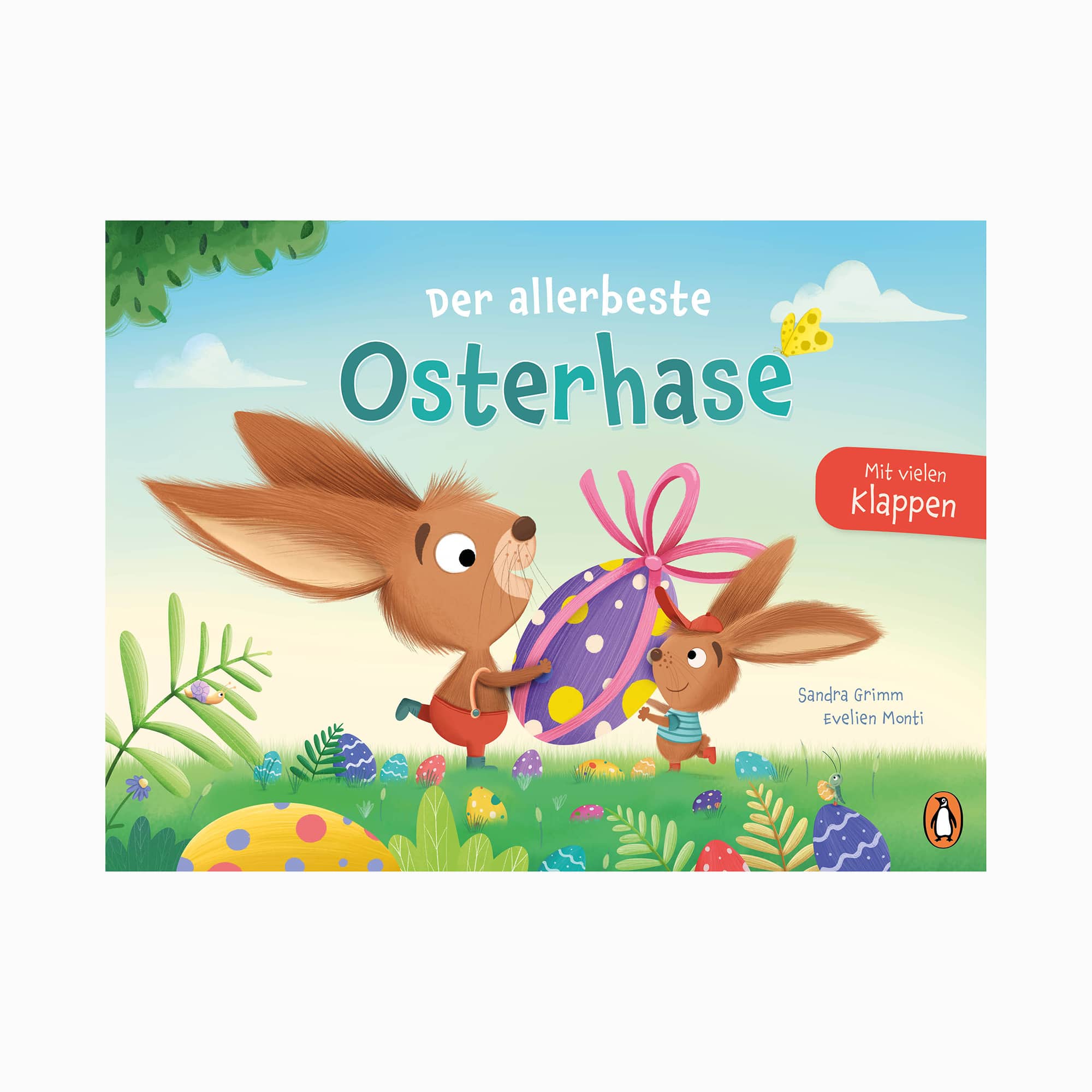 Bilderbücher, Penguin JUNIOR, Grün – Besonderheit: der Osterhase bekommt Hilfe von anderen Tieren, um alle Ostereier zu verteilen
