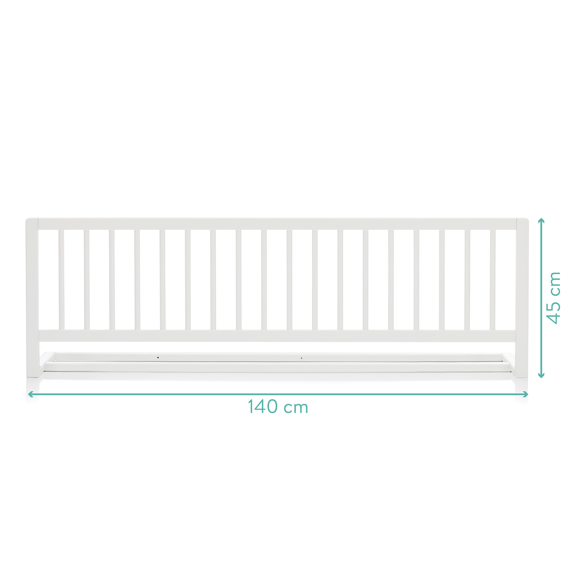 Bettgitter, fillikid, Weiß – Produktansicht
