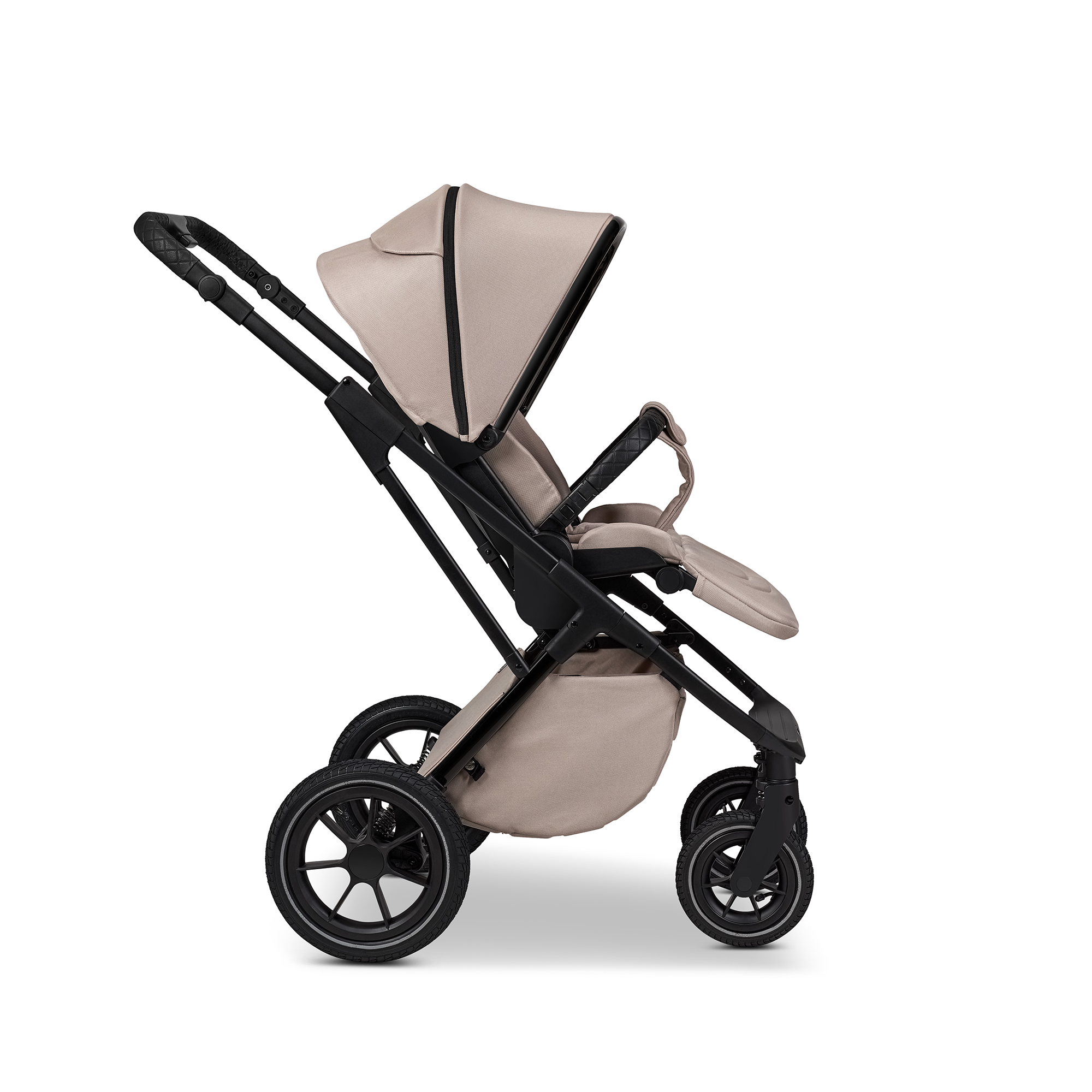 Kombi-Kinderwagen, MOON, Beige – Produktansicht