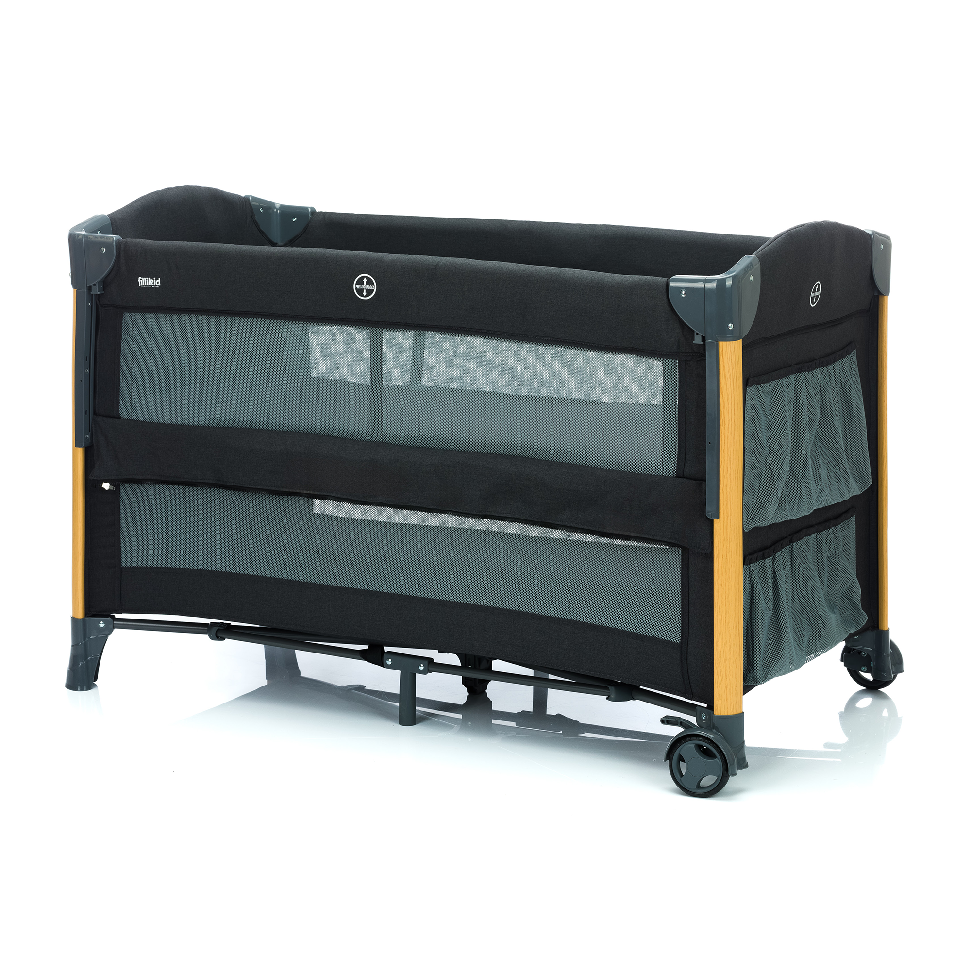 Reisebetten & Zubehör, fillikid, Grau – Produktansicht