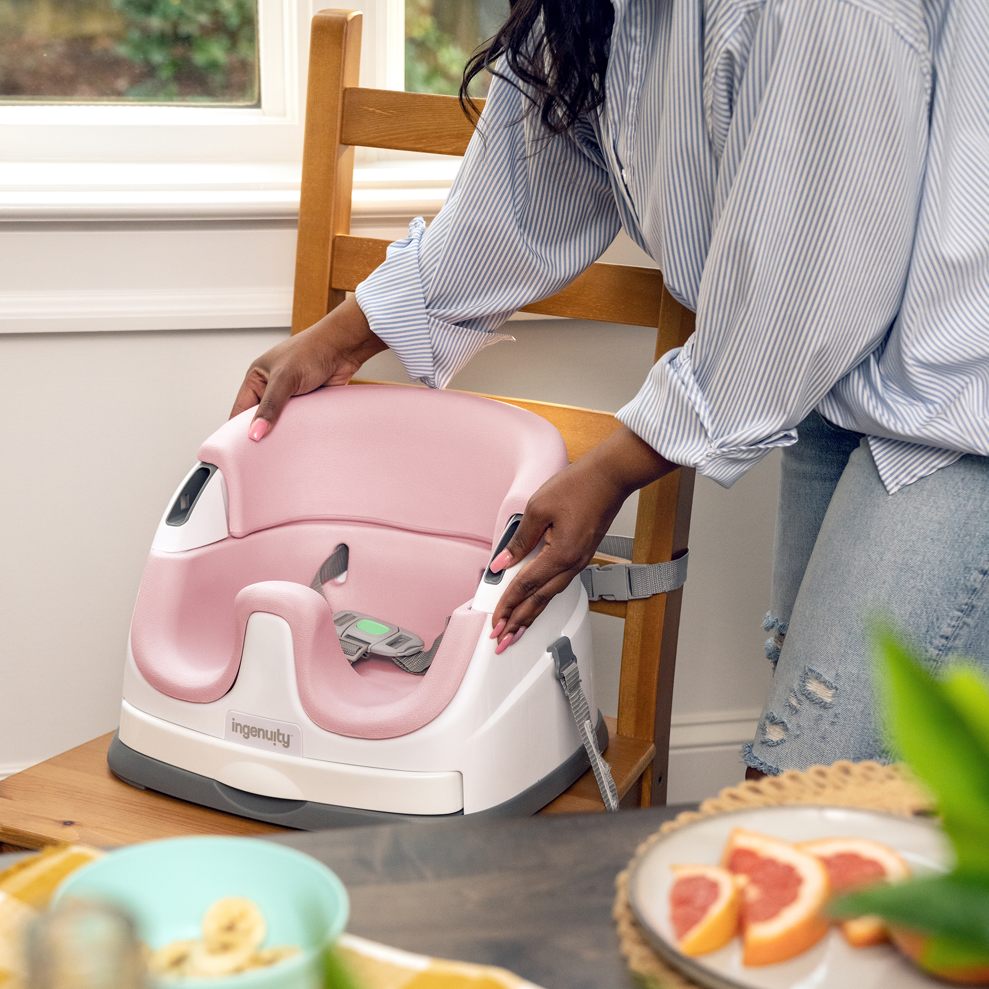 Reisehochstühle, ingenuity, Pink – Produktansicht