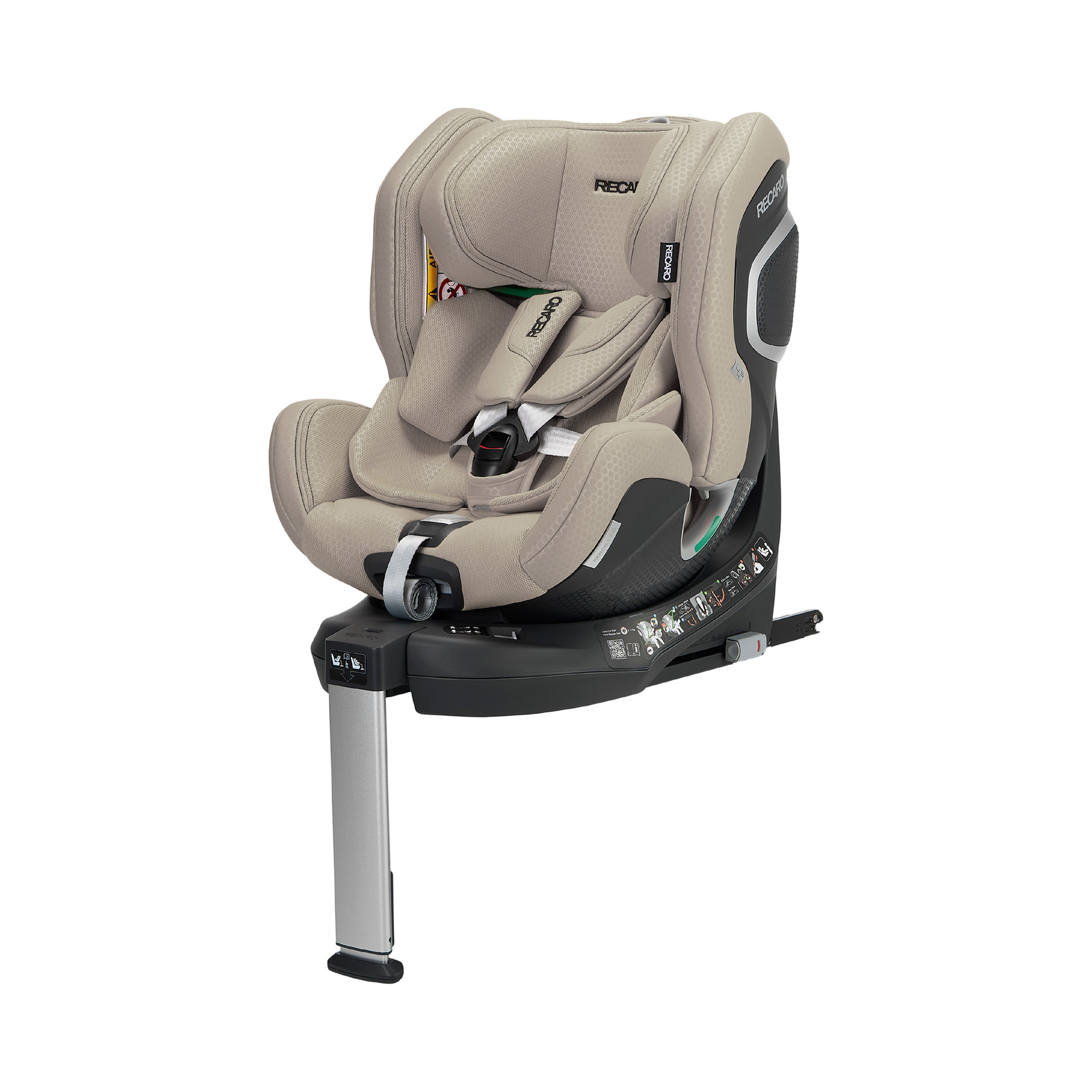 Reboarder 0-18 kg, Gruppe 0+/1, RECARO, Beige – Produktansicht