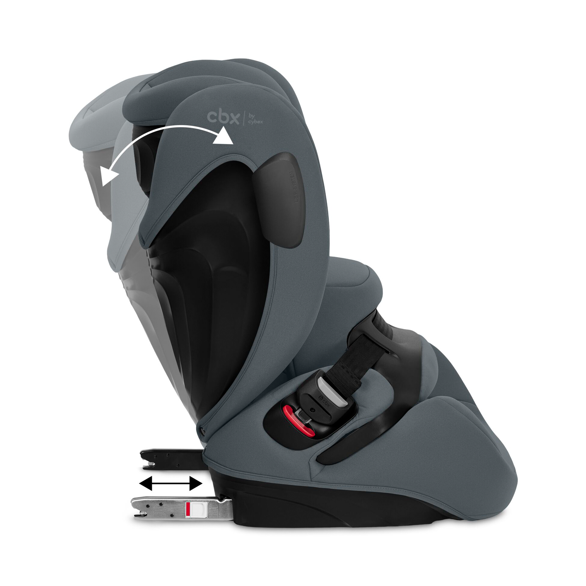 Kindersitze 9-36 kg, Gruppe 1/2/3, cbx by cybex, Grau – Produktansicht