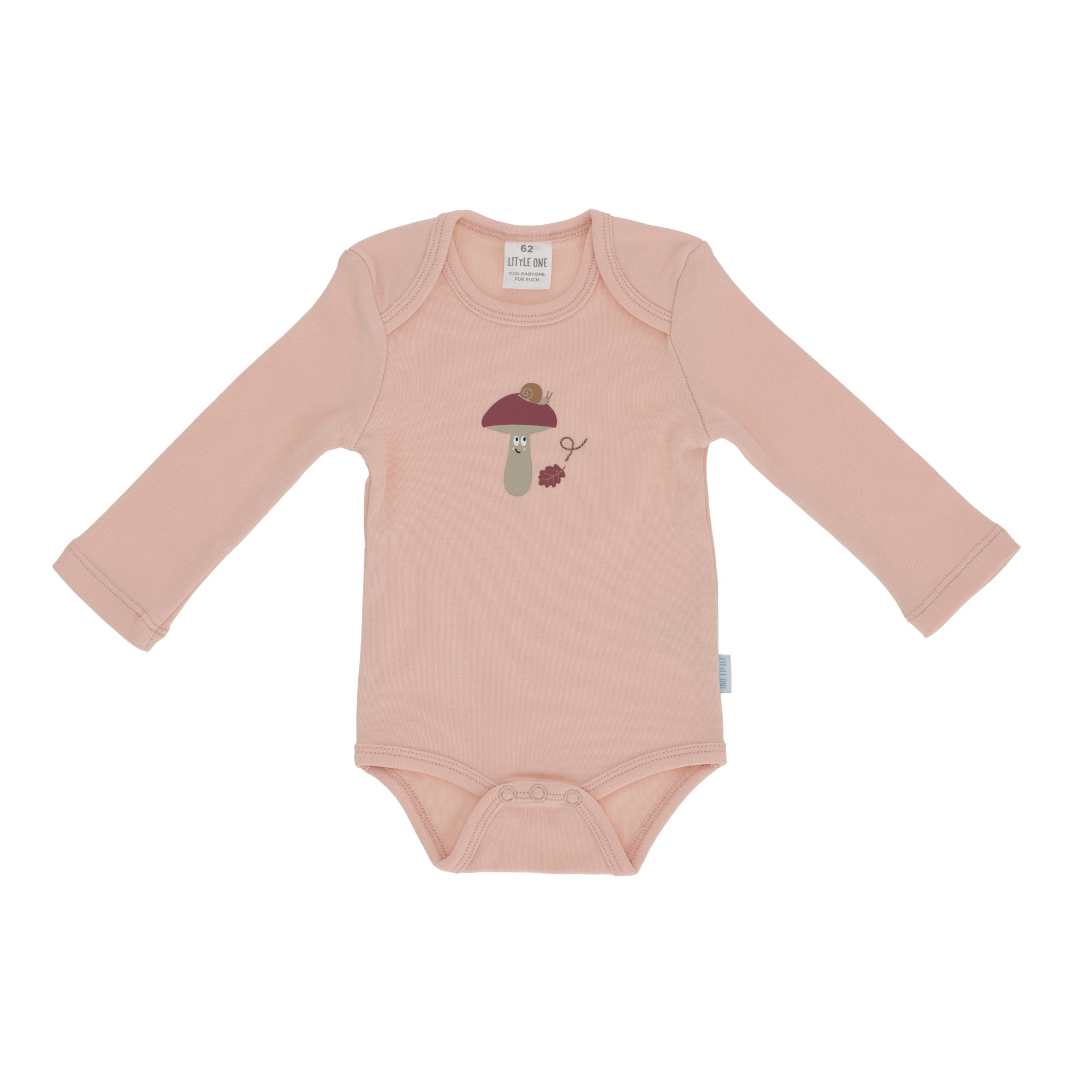 Langarmbodys, LITTLE ONE, Pink – Besonderheit: aus 100% Baumwolle
