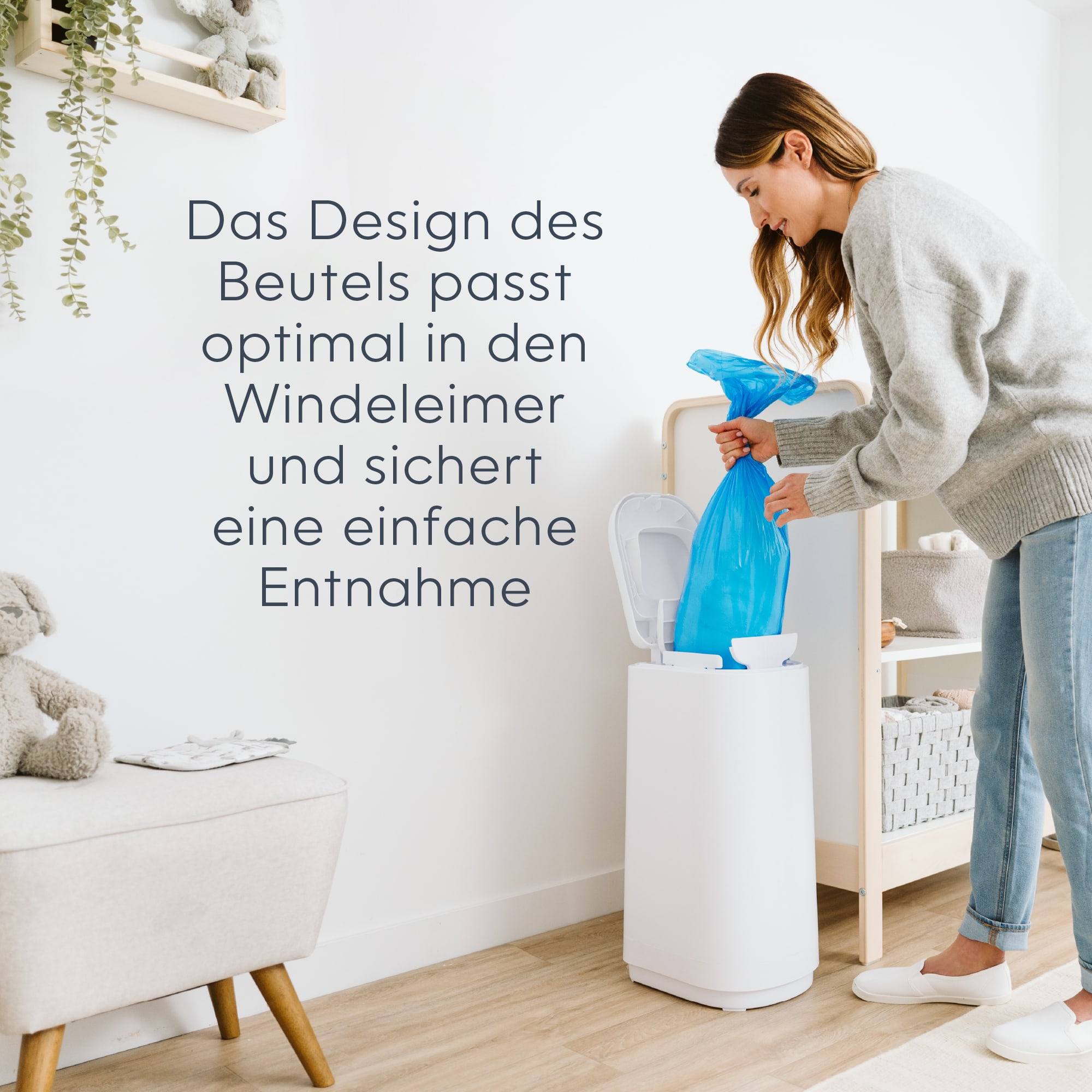 Windeleimer, Angelcare, Blau – Produktansicht