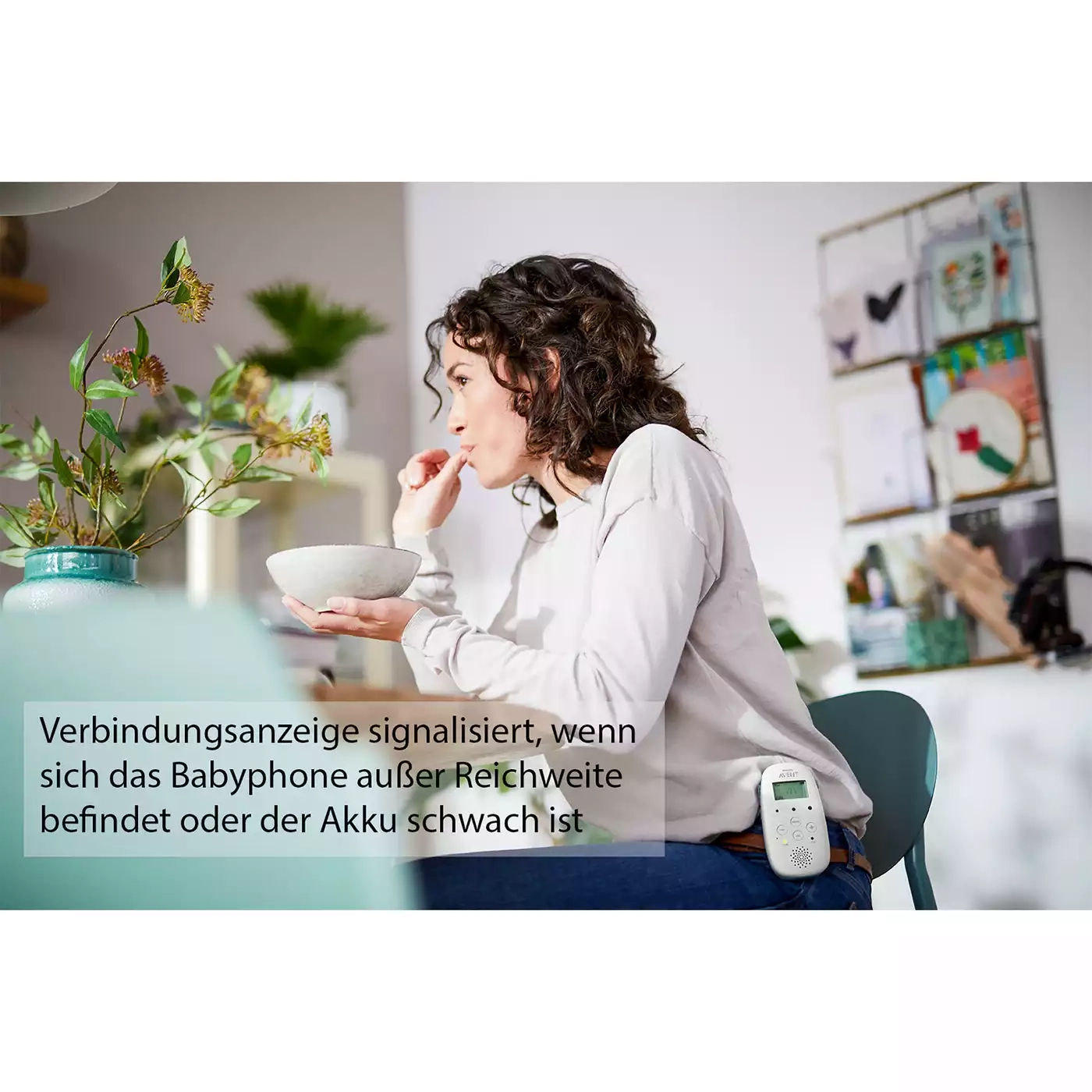 Audio Babyphone, PHILIPS AVENT, Weiß – Produktansicht