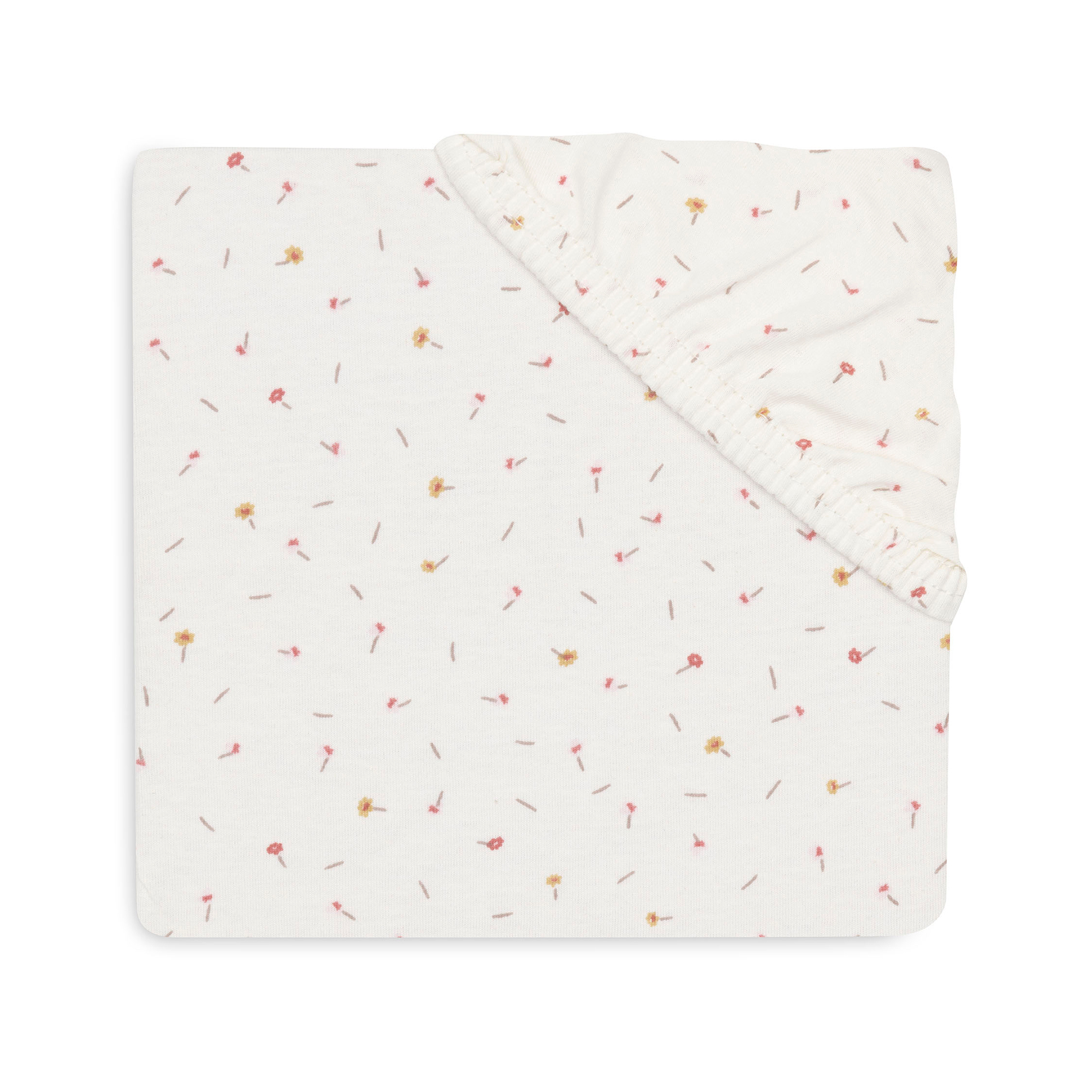 Spannbettlaken 70x140 cm, jollein, Beige – Produktansicht
