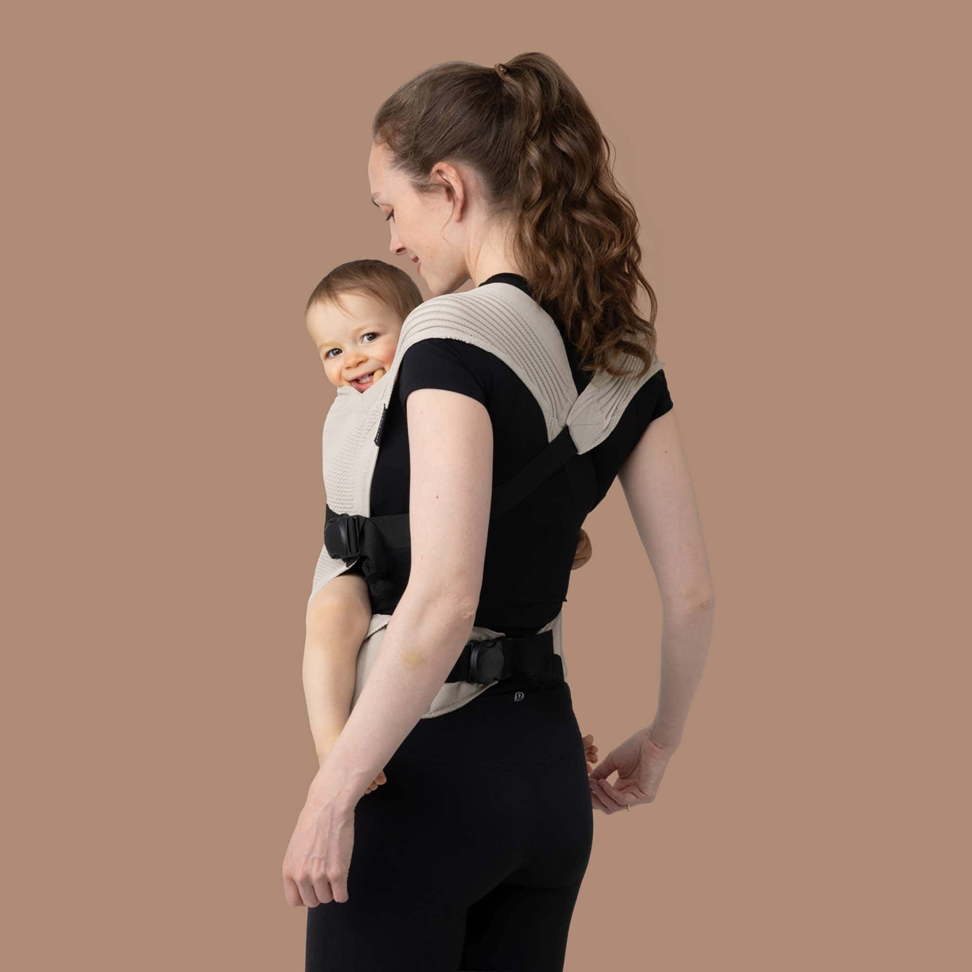 Babytragen, FLYBABY, Beige – Produktansicht