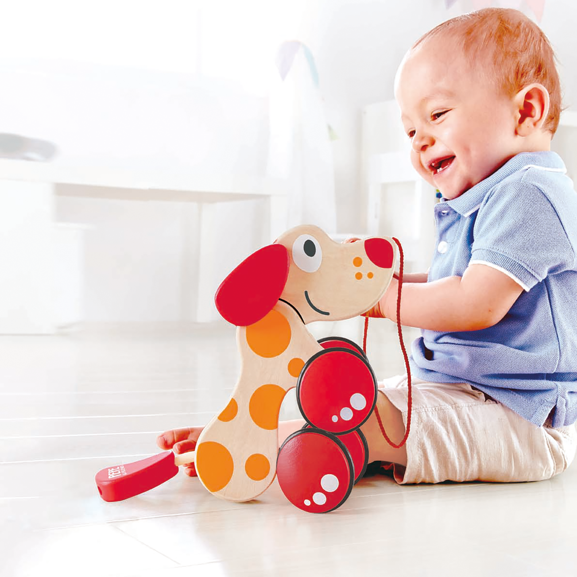 Nachziehtiere, Hape, Mehrfarbig – Produktansicht