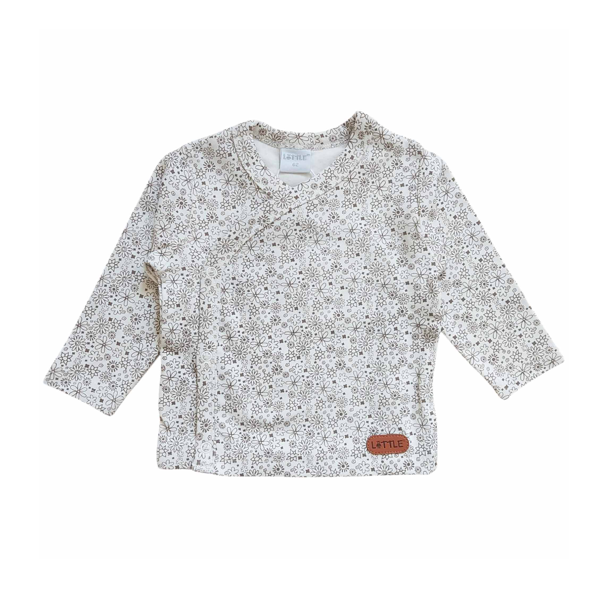 Wickelshirt Blümchen LITTLE Braun M2000587733801 1