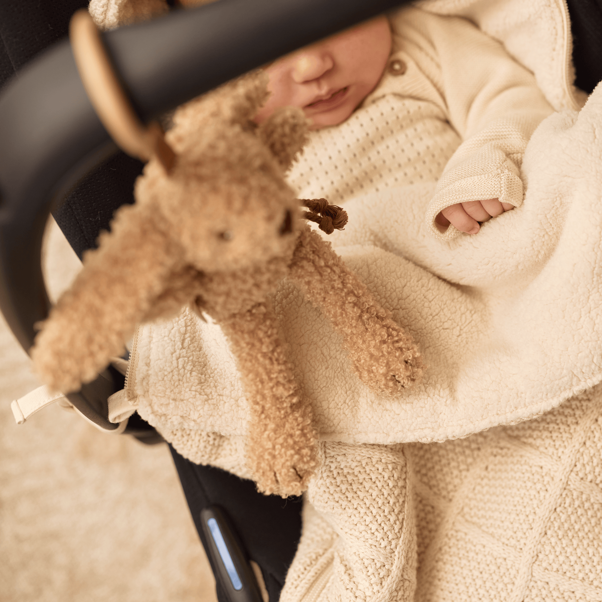 Kinderwagen Spielzeug, jollein, Braun – Produktansicht