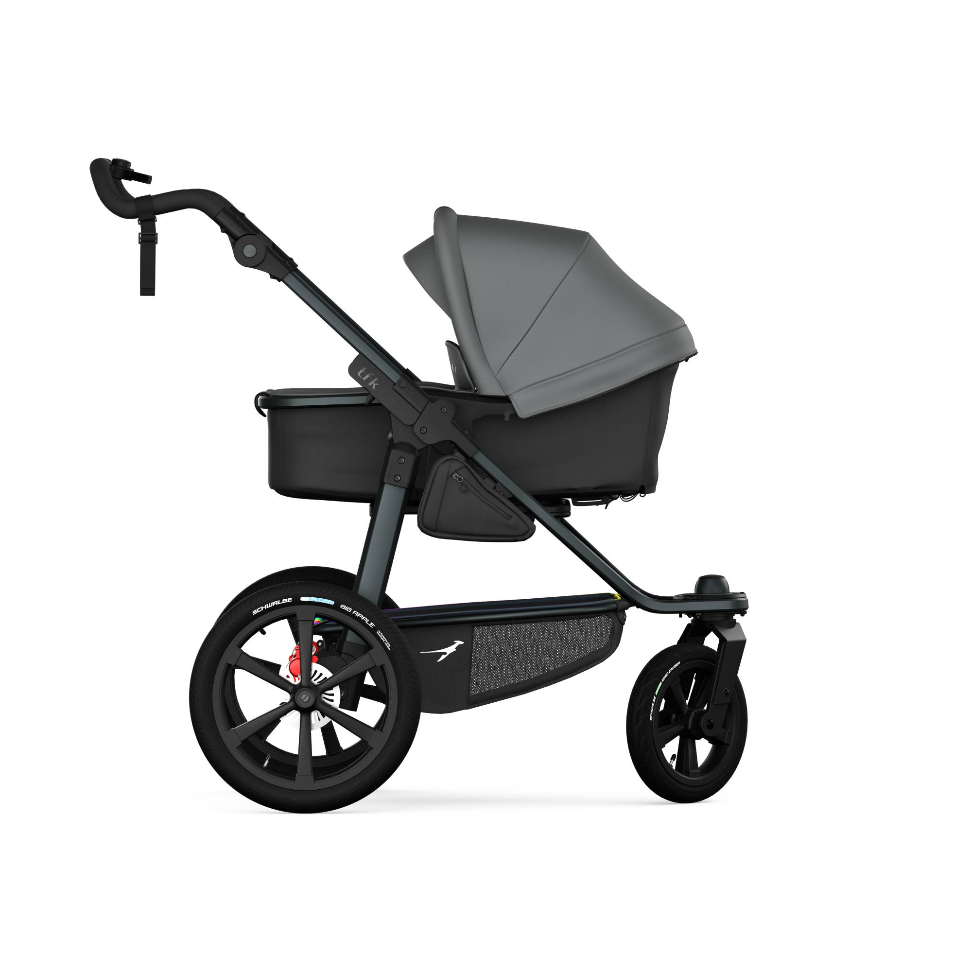 Kombi-Kinderwagen, tfk, Grau – Produktansicht