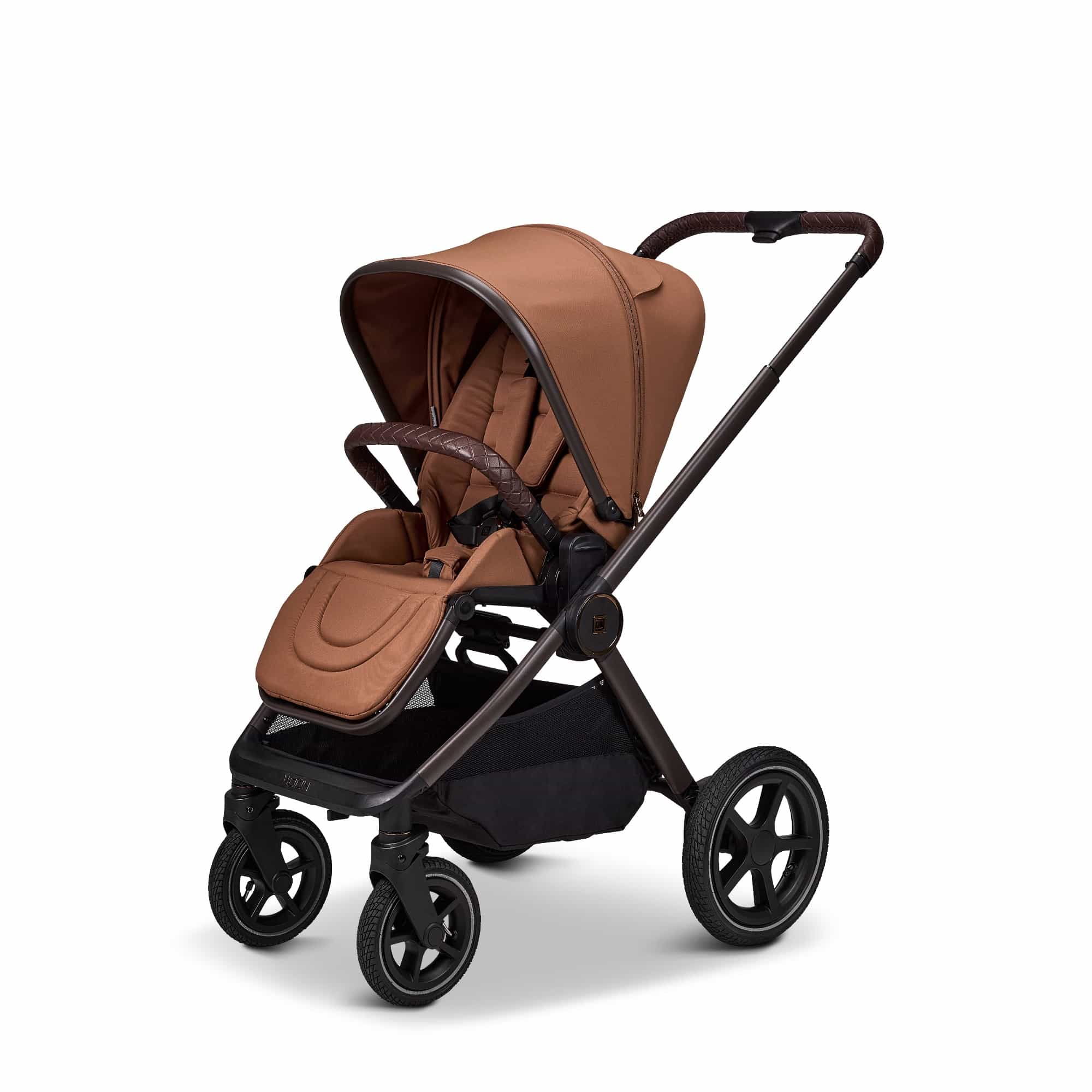 Kombi-Kinderwagen, MOON, Braun – Produktansicht