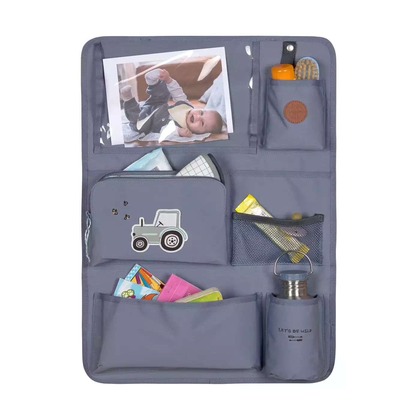 Kinderwagen Spielzeug, LÄSSIG, Blau – Produktansicht