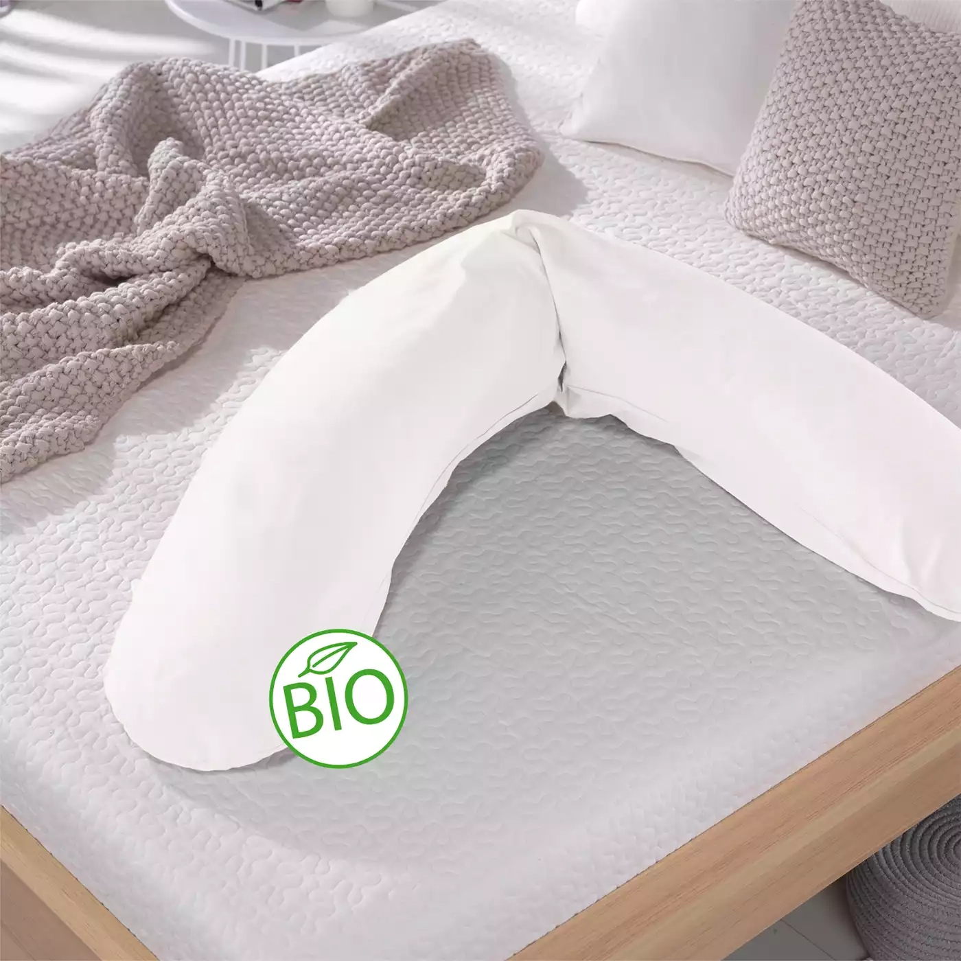 Stillkissen, THERALINE, Weiß – Besonderheit: ca. 190 x 40 cm groß