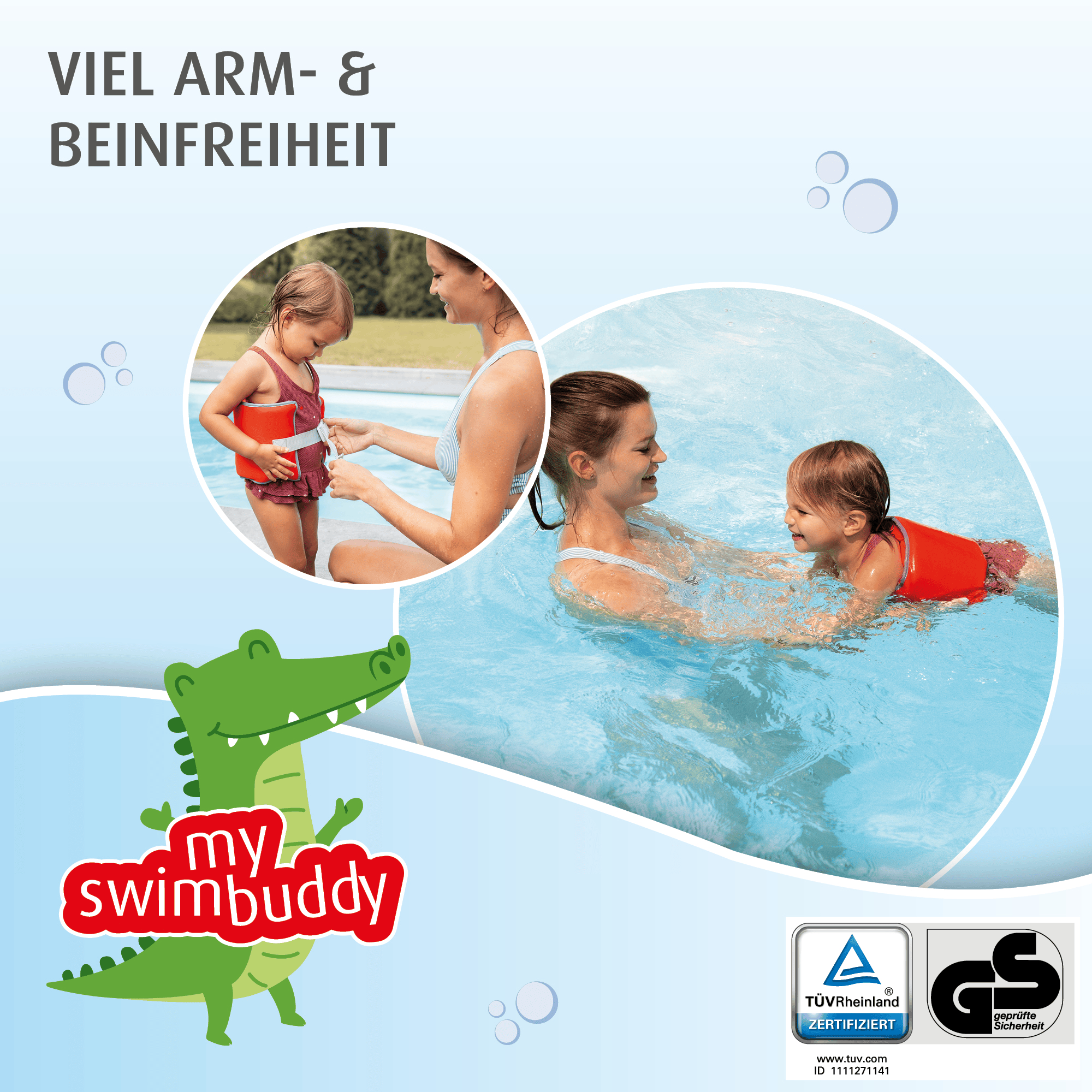 Schwimmflügel & Schwimmhilfen, reer, Rot – Produktansicht