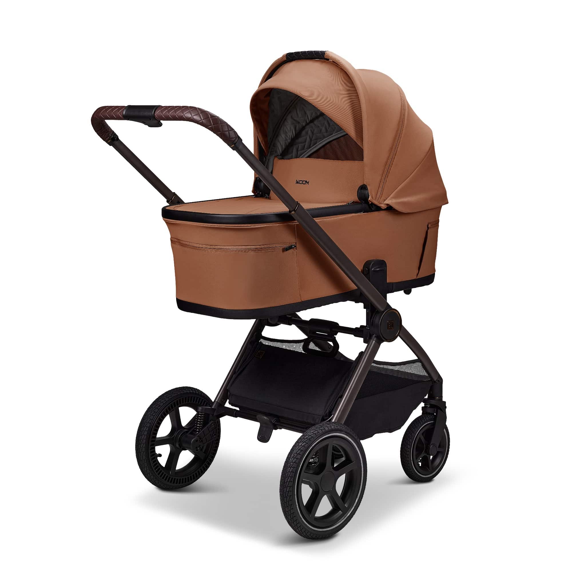 Kombi-Kinderwagen, MOON, Braun – Produktansicht